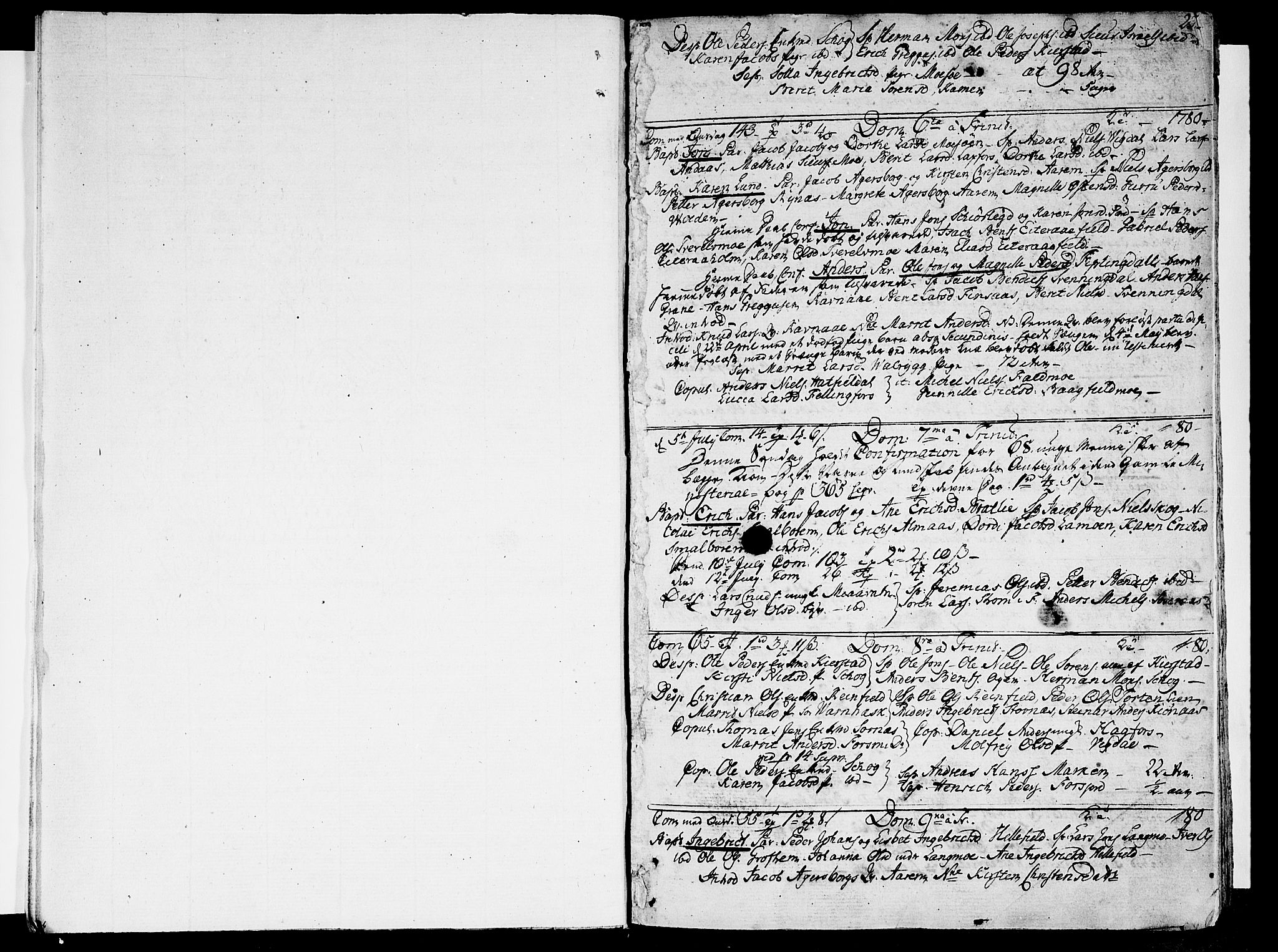 Ministerialprotokoller, klokkerbøker og fødselsregistre - Nordland, AV/SAT-A-1459/820/L0286: Parish register (official) no. 820A07, 1780-1799, p. 23