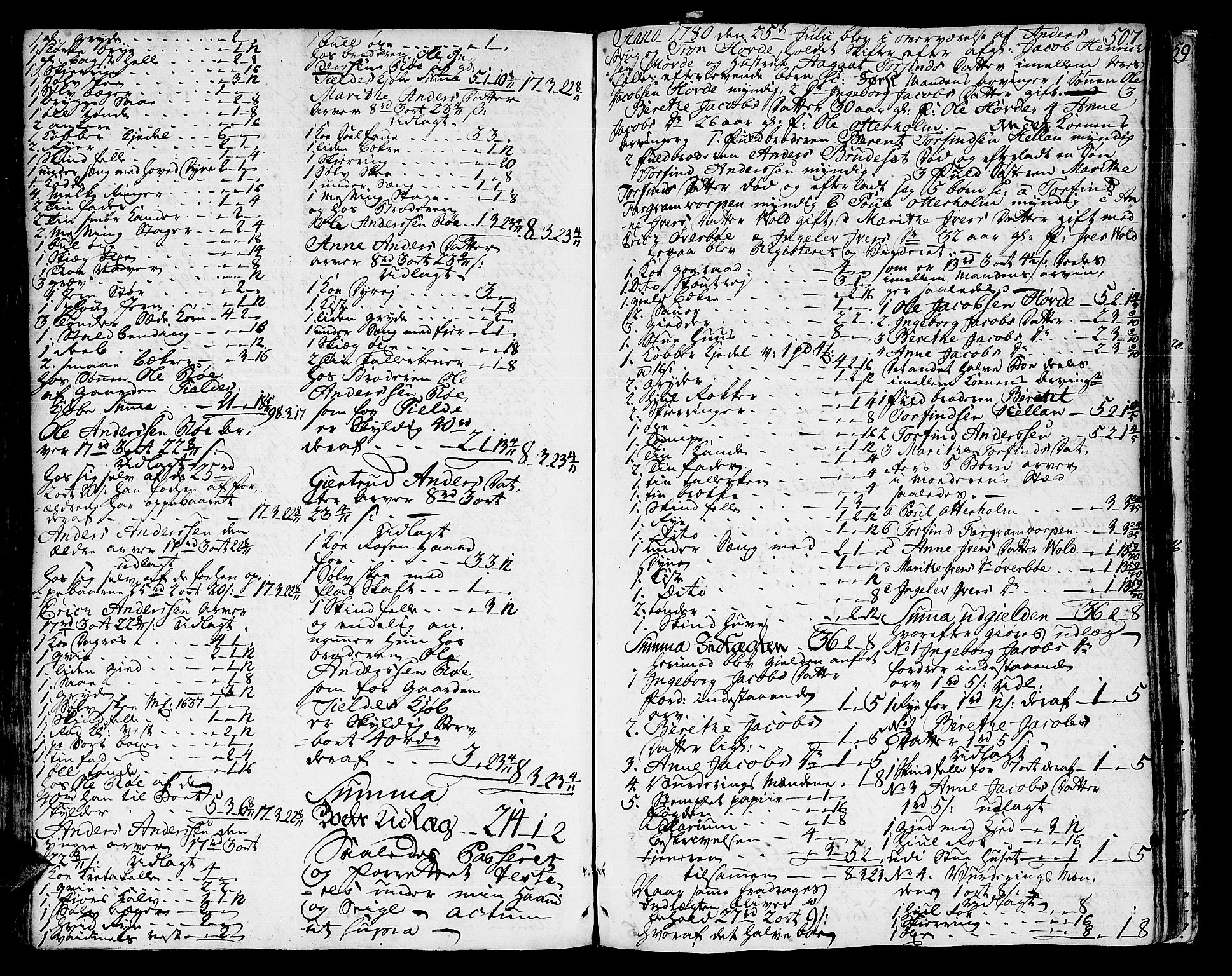 Romsdal sorenskriveri, SAT/A-4149/1/3/3A/L0010: Skifteprotokoll, 1774-1782, p. 506b-507a