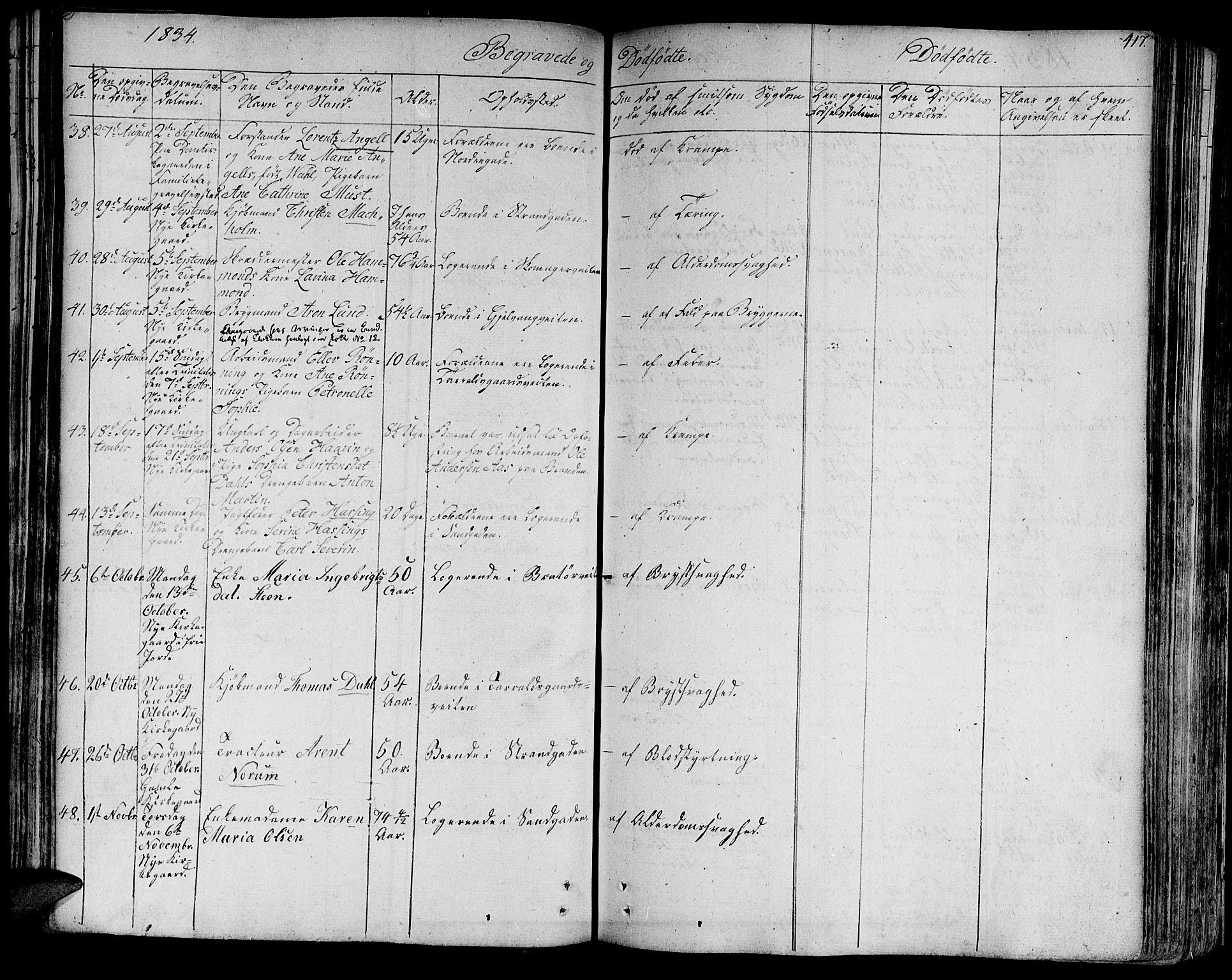 Ministerialprotokoller, klokkerbøker og fødselsregistre - Sør-Trøndelag, AV/SAT-A-1456/602/L0109: Parish register (official) no. 602A07, 1821-1840, p. 417