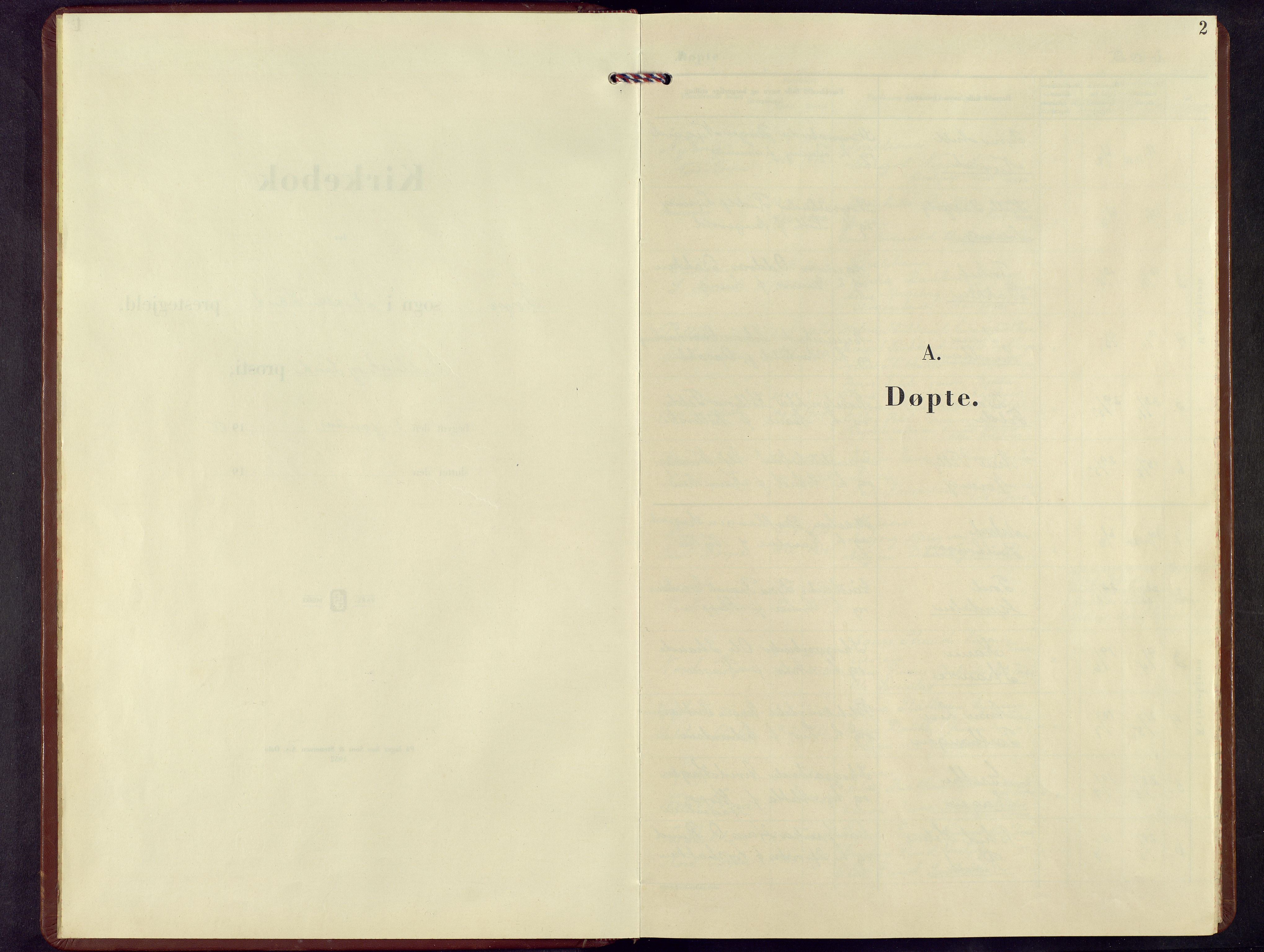 Nordre Land prestekontor, SAH/PREST-124/H/Ha/Hab/L0011: Parish register (copy) no. 11, 1955-1972, p. 2