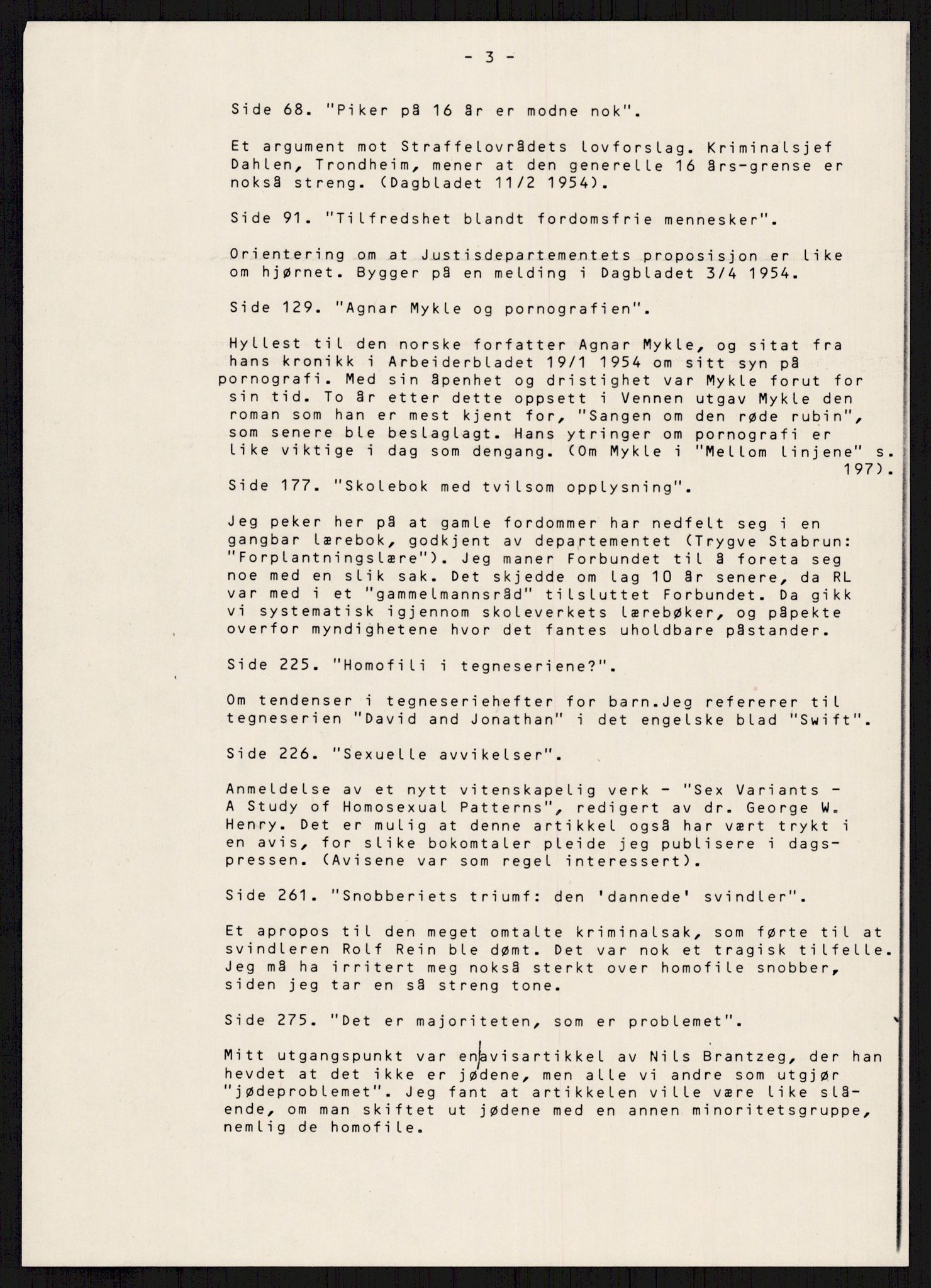 Det Norske Forbundet av 1948/Landsforeningen for Lesbisk og Homofil Frigjøring, RA/PA-1216/A/Ag/L0002: "Vi løsnet et skred", 1959-1995, p. 581