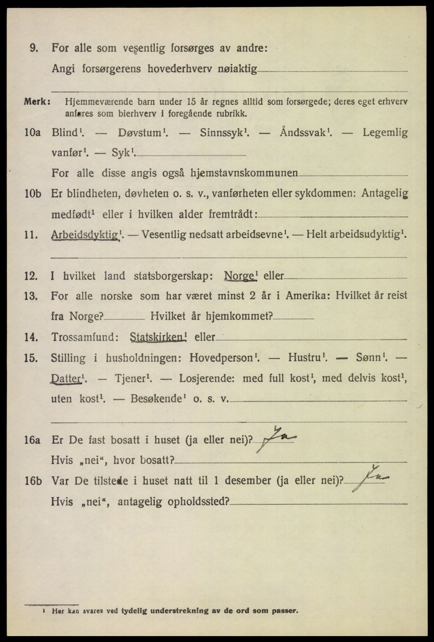 SAH, 1920 census for Brandval, 1920, p. 2137