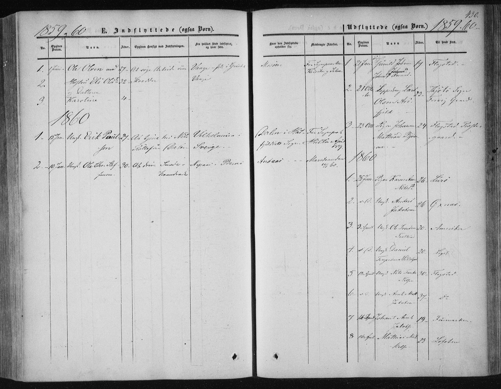 Ministerialprotokoller, klokkerbøker og fødselsregistre - Nordland, SAT/A-1459/820/L0293: Parish register (official) no. 820A14, 1855-1865, p. 430