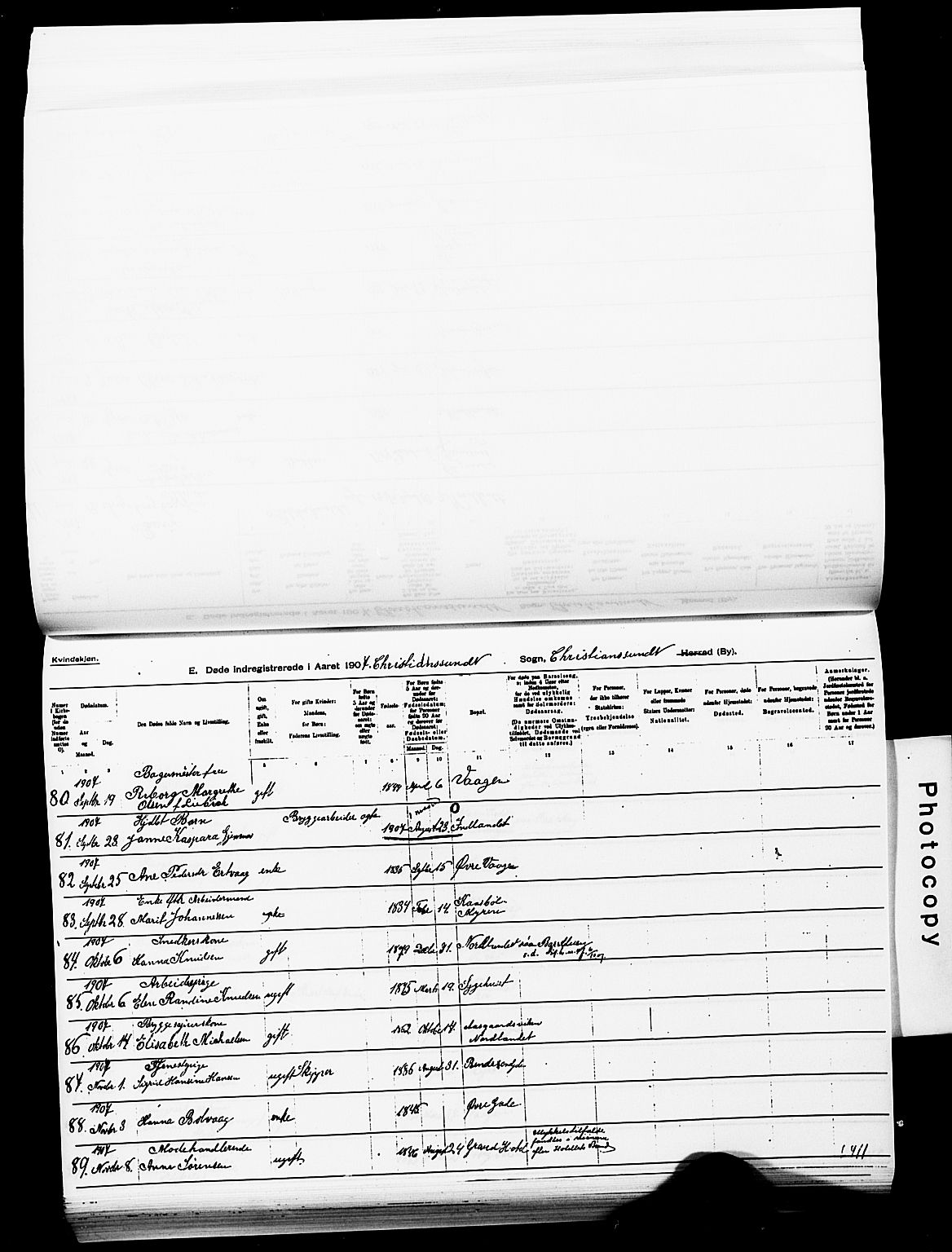 Ministerialprotokoller, klokkerbøker og fødselsregistre - Møre og Romsdal, AV/SAT-A-1454/572/L0860: Parish register (official) no. 572D04, 1903-1916