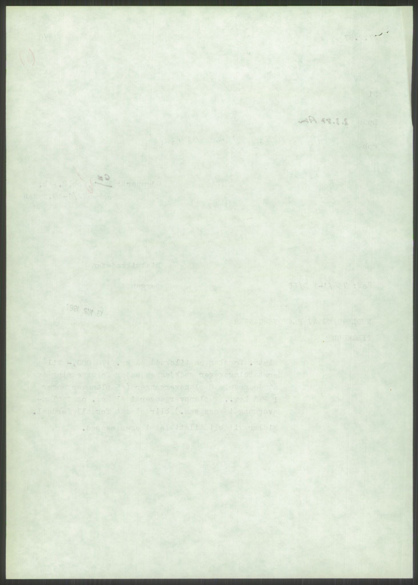 Norges Statsbaner, Driftsavdelingen, AV/RA-S-5409/D/L0498/0002: Planoverganger. Stavanger distrikt. Bergen distrikt / Planoverganger Bergen distrikt. Diverse (med tegninger), 1959-1988, p. 4