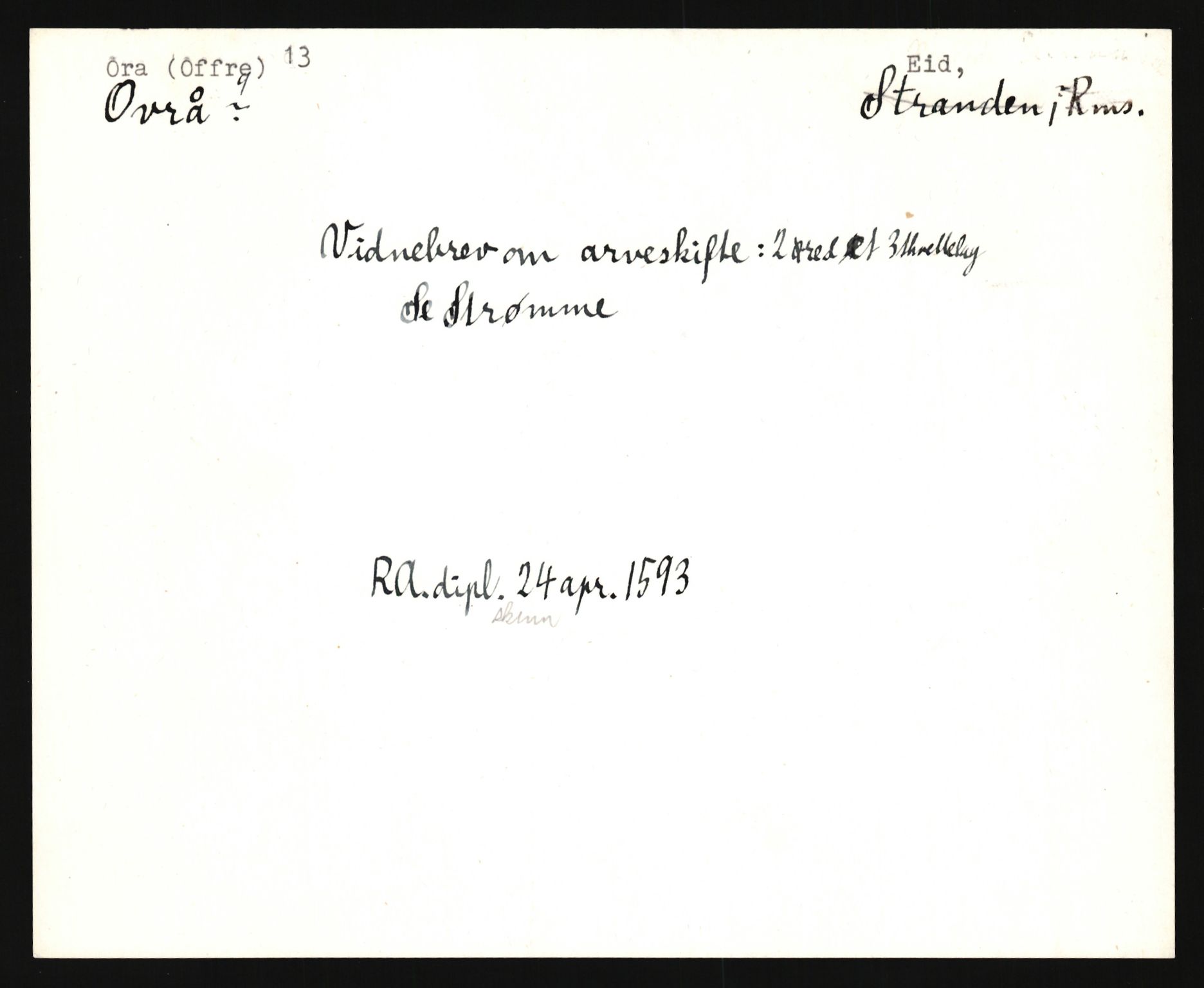 Riksarkivets diplomsamling, AV/RA-EA-5965/F35/F35e/L0031: Registreringssedler Møre og Romsdal, 1400-1700, p. 379