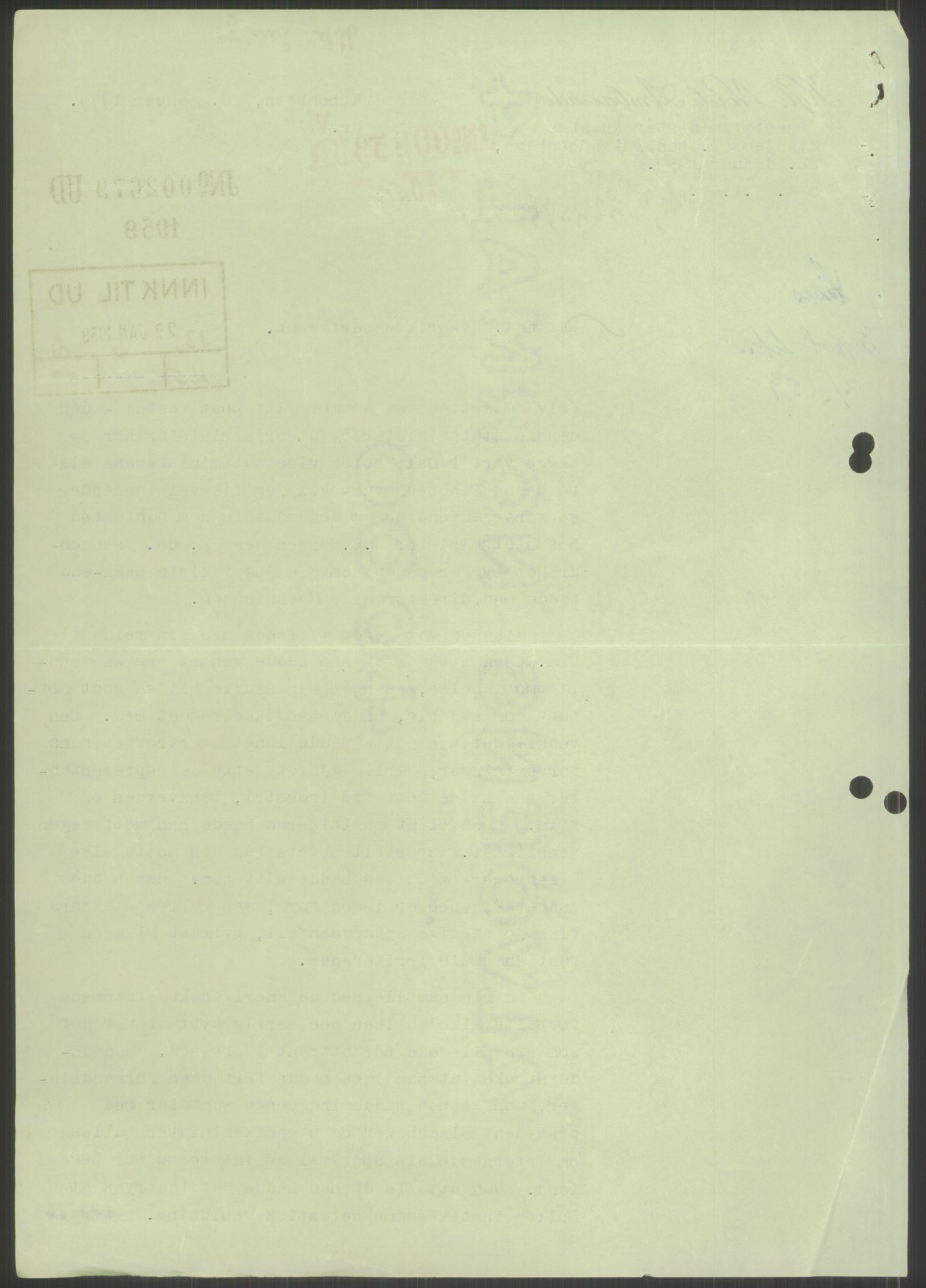 Utenriksdepartementet, RA/S-2259, 1951-1959, p. 160