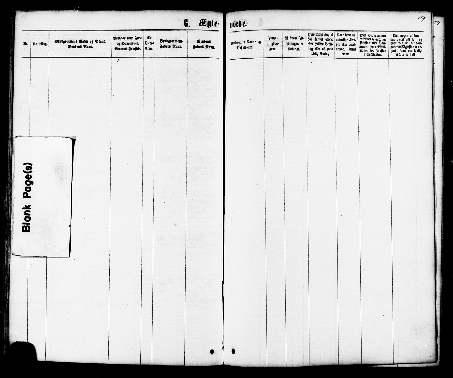 Ministerialprotokoller, klokkerbøker og fødselsregistre - Sør-Trøndelag, SAT/A-1456/616/L0409: Parish register (official) no. 616A06, 1865-1877, p. 169