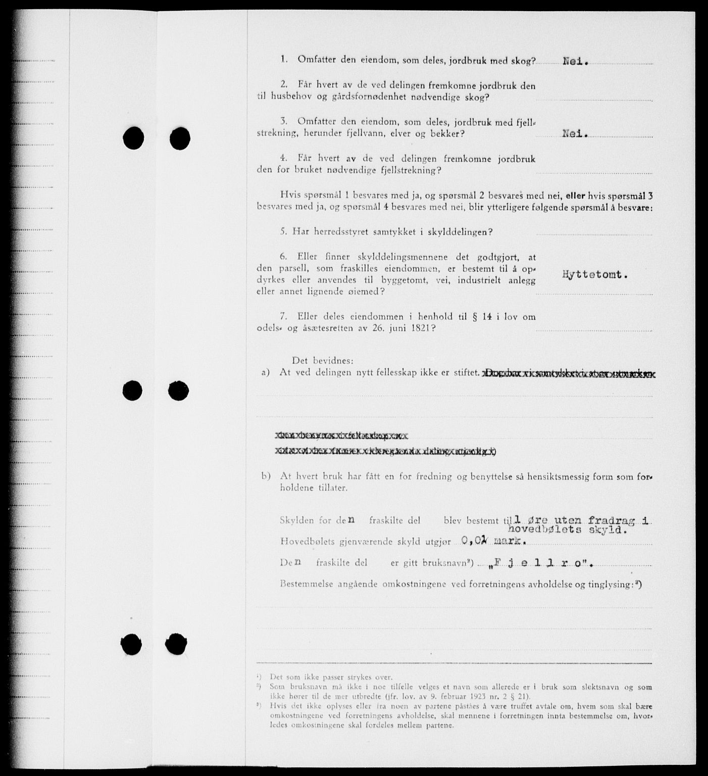 Onsøy sorenskriveri, SAO/A-10474/G/Ga/Gab/L0015: Mortgage book no. II A-15, 1945-1946, Diary no: : 1259/1945