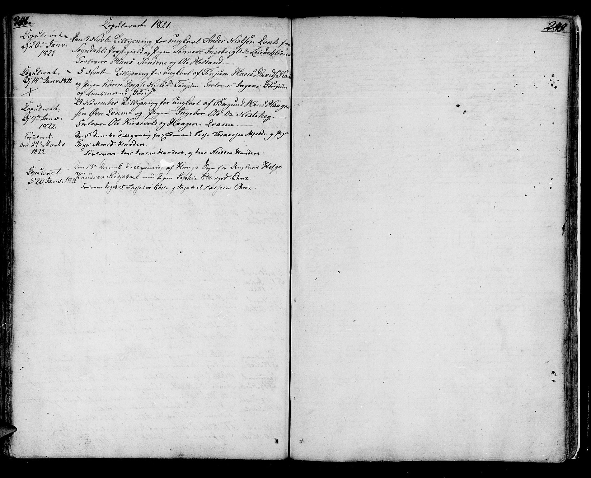 Lærdal sokneprestembete, AV/SAB-A-81201: Parish register (official) no. A 4, 1805-1821, p. 248-249