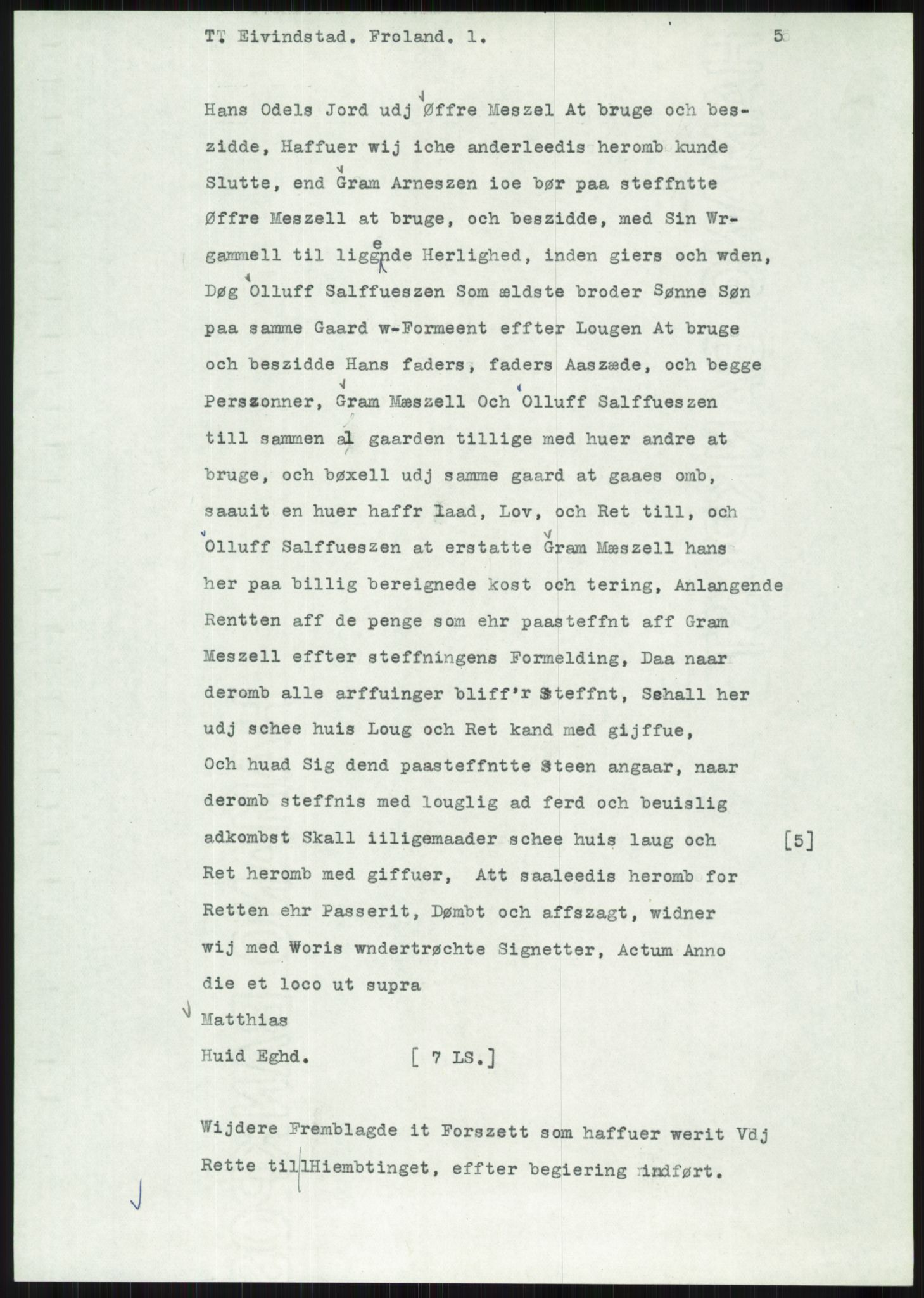 Samlinger til kildeutgivelse, Diplomavskriftsamlingen, AV/RA-EA-4053/H/Ha, p. 1717