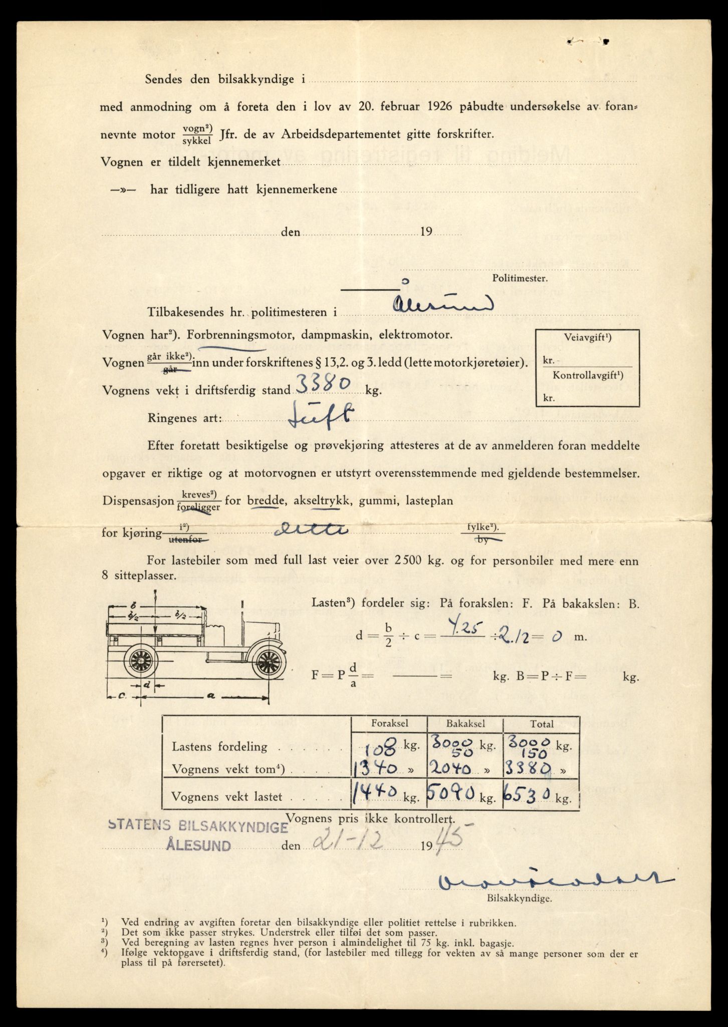 Møre og Romsdal vegkontor - Ålesund trafikkstasjon, SAT/A-4099/F/Fe/L0015: Registreringskort for kjøretøy T 1700 - T 1850, 1927-1998, p. 1455