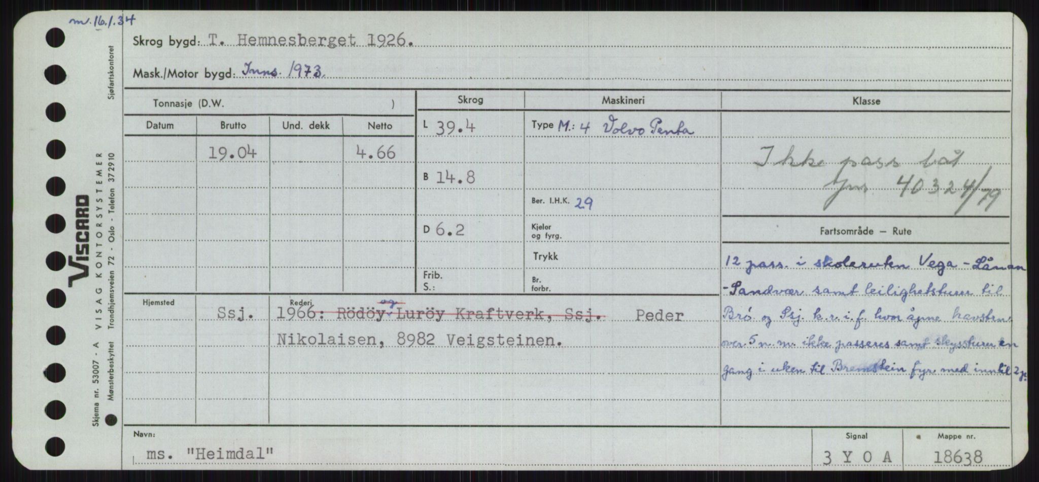 Sjøfartsdirektoratet med forløpere, Skipsmålingen, RA/S-1627/H/Ha/L0002/0002: Fartøy, Eik-Hill / Fartøy, G-Hill, p. 757