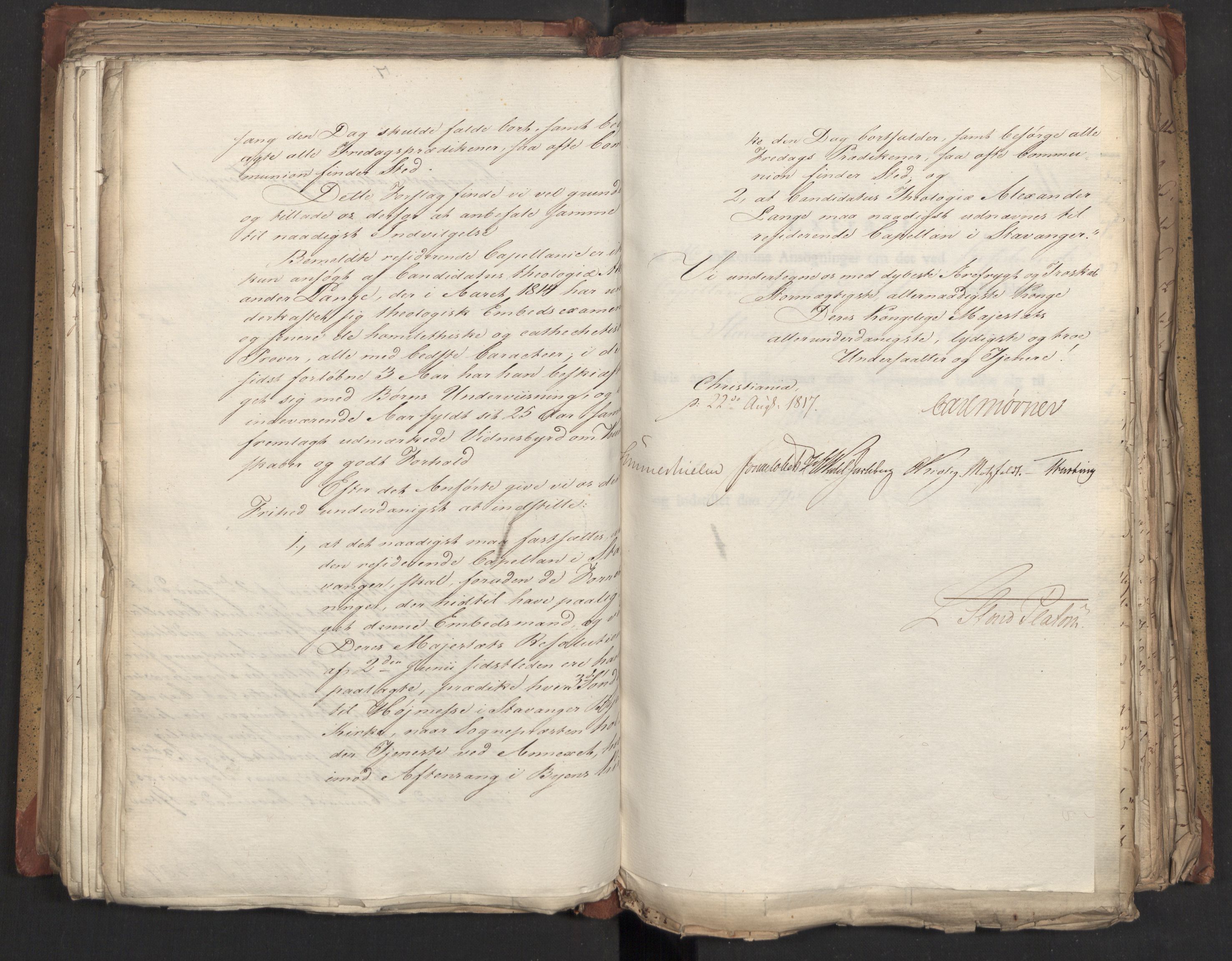 Statsrådsavdelingen i Stockholm, RA/S-1003/D/Da/L0010: Regjeringsinnstillinger nr. 2219-2392, 1817, p. 254