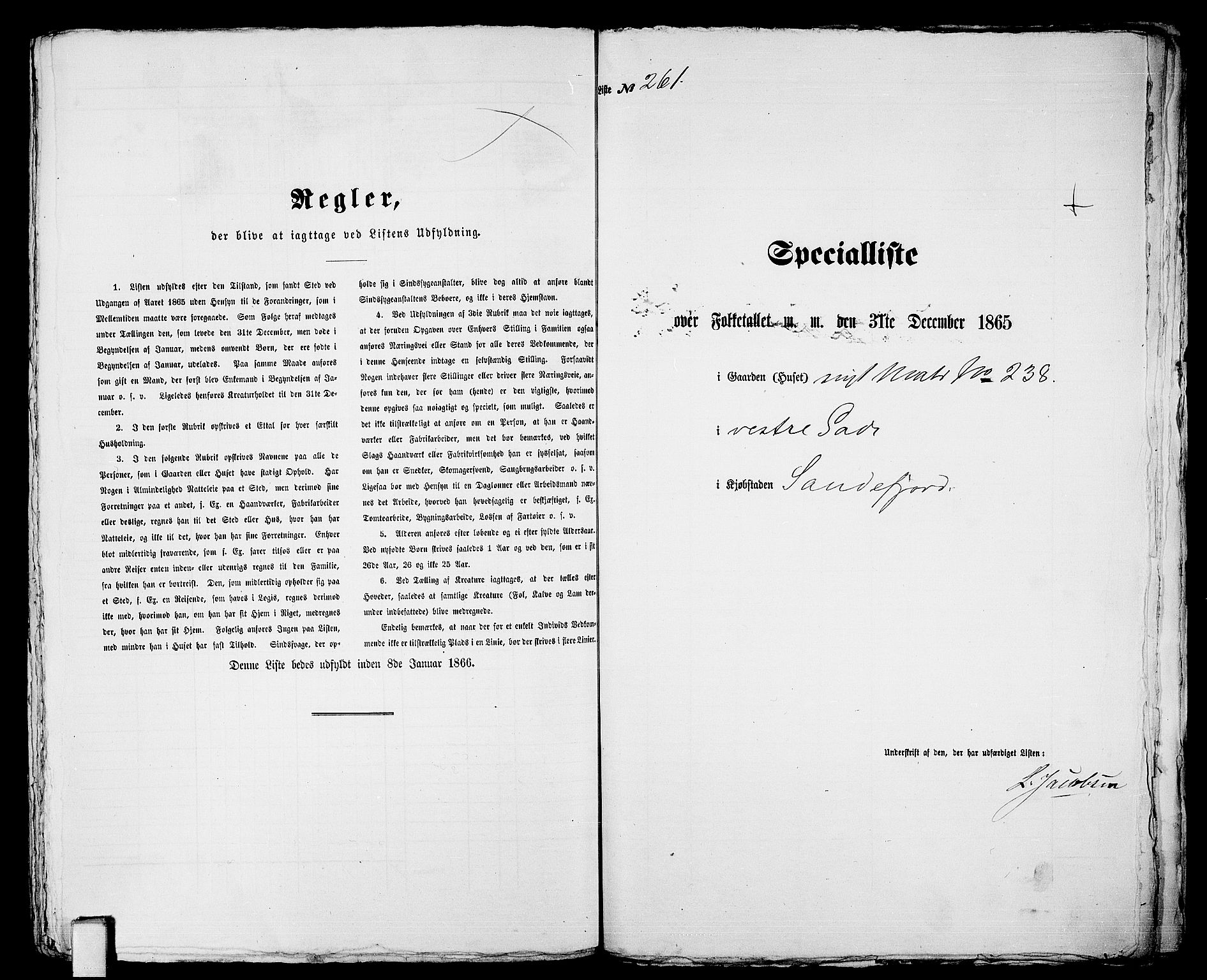 RA, 1865 census for Sandeherred/Sandefjord, 1865, p. 532