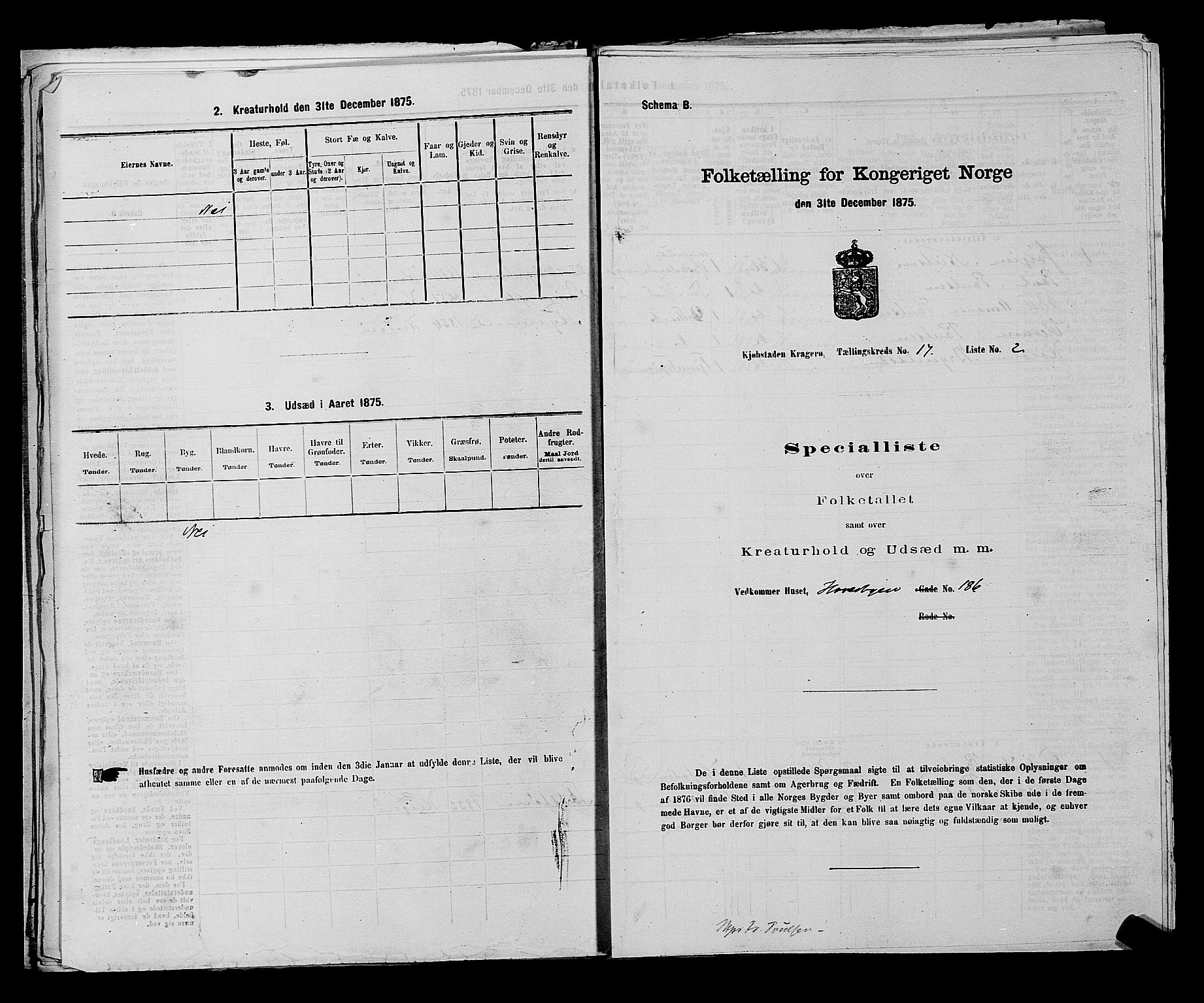 SAKO, 1875 census for 0801P Kragerø, 1875, p. 361