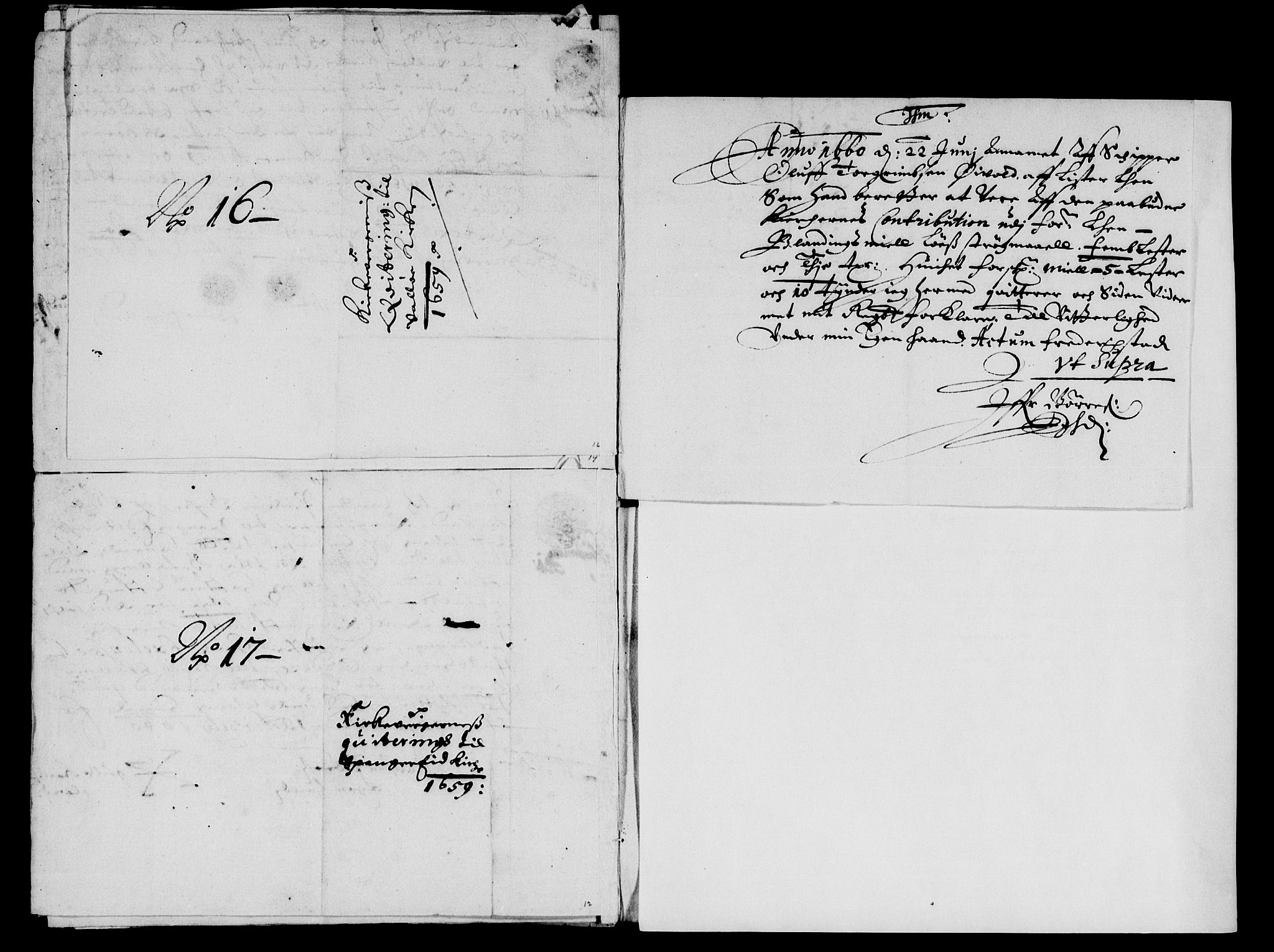 Rentekammeret inntil 1814, Reviderte regnskaper, Lensregnskaper, AV/RA-EA-5023/R/Rb/Rbr/L0022: Lista len, 1658-1660