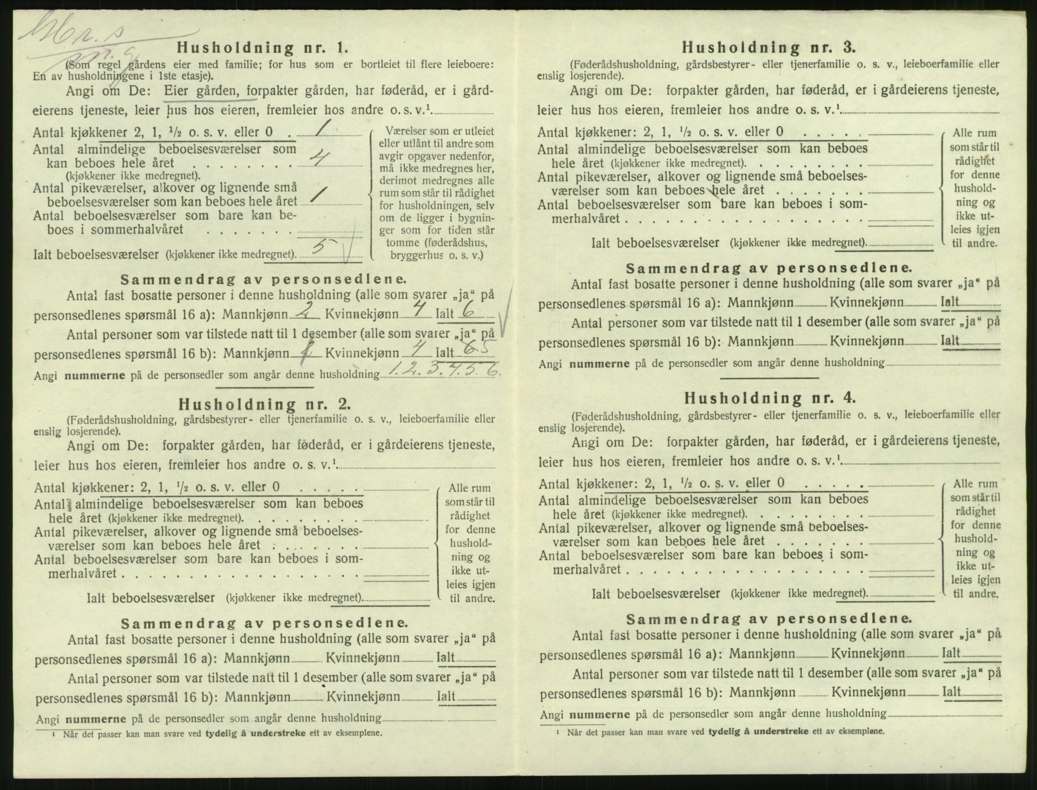 SAT, 1920 census for Eresfjord og Vistdal, 1920, p. 660