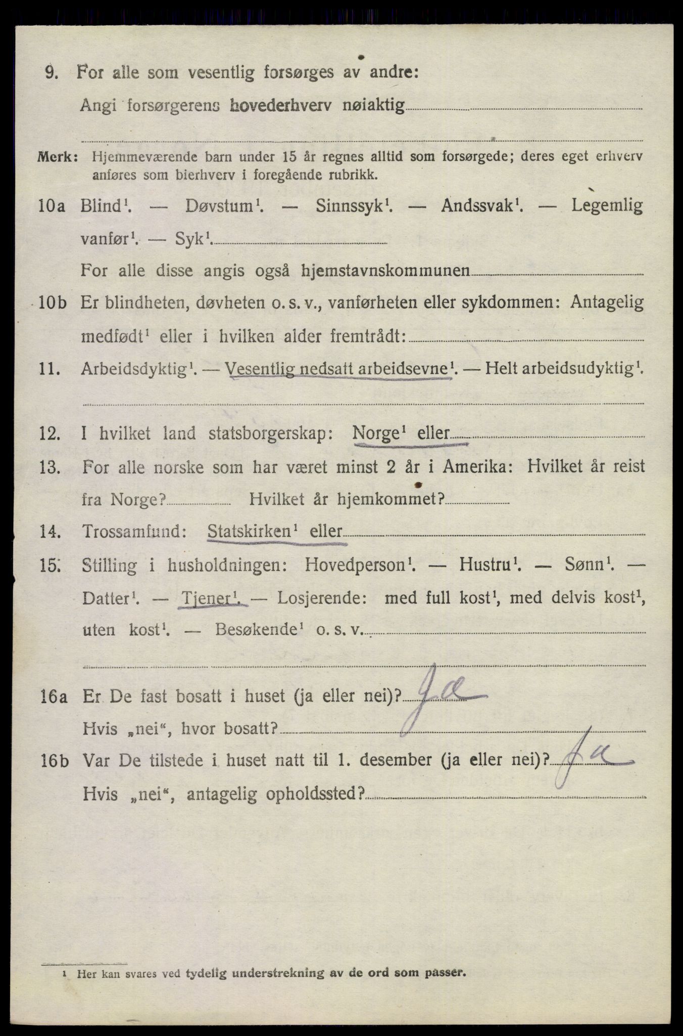 SAKO, 1920 census for Eidanger, 1920, p. 6319