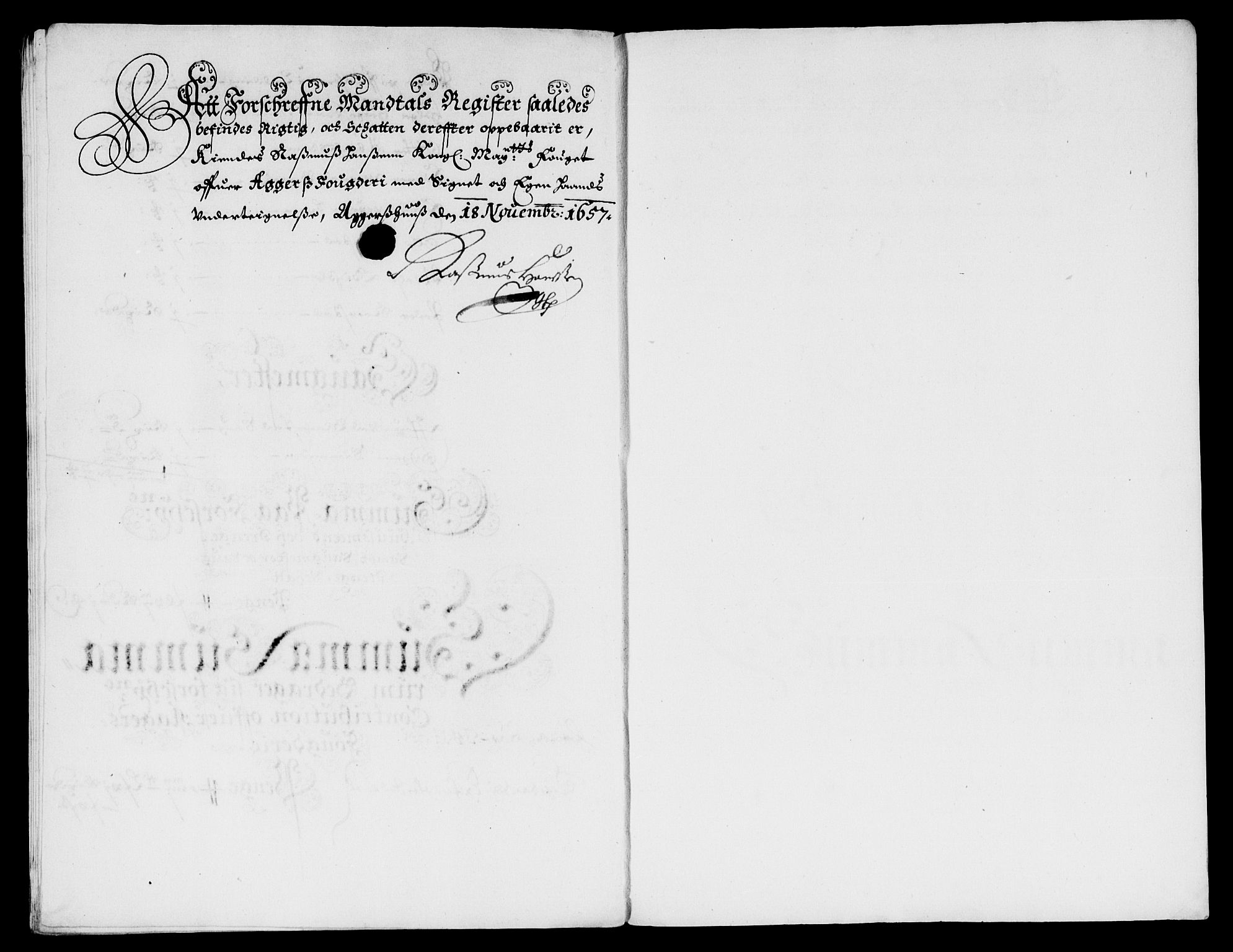 Rentekammeret inntil 1814, Reviderte regnskaper, Lensregnskaper, AV/RA-EA-5023/R/Rb/Rba/L0241: Akershus len, 1657-1658