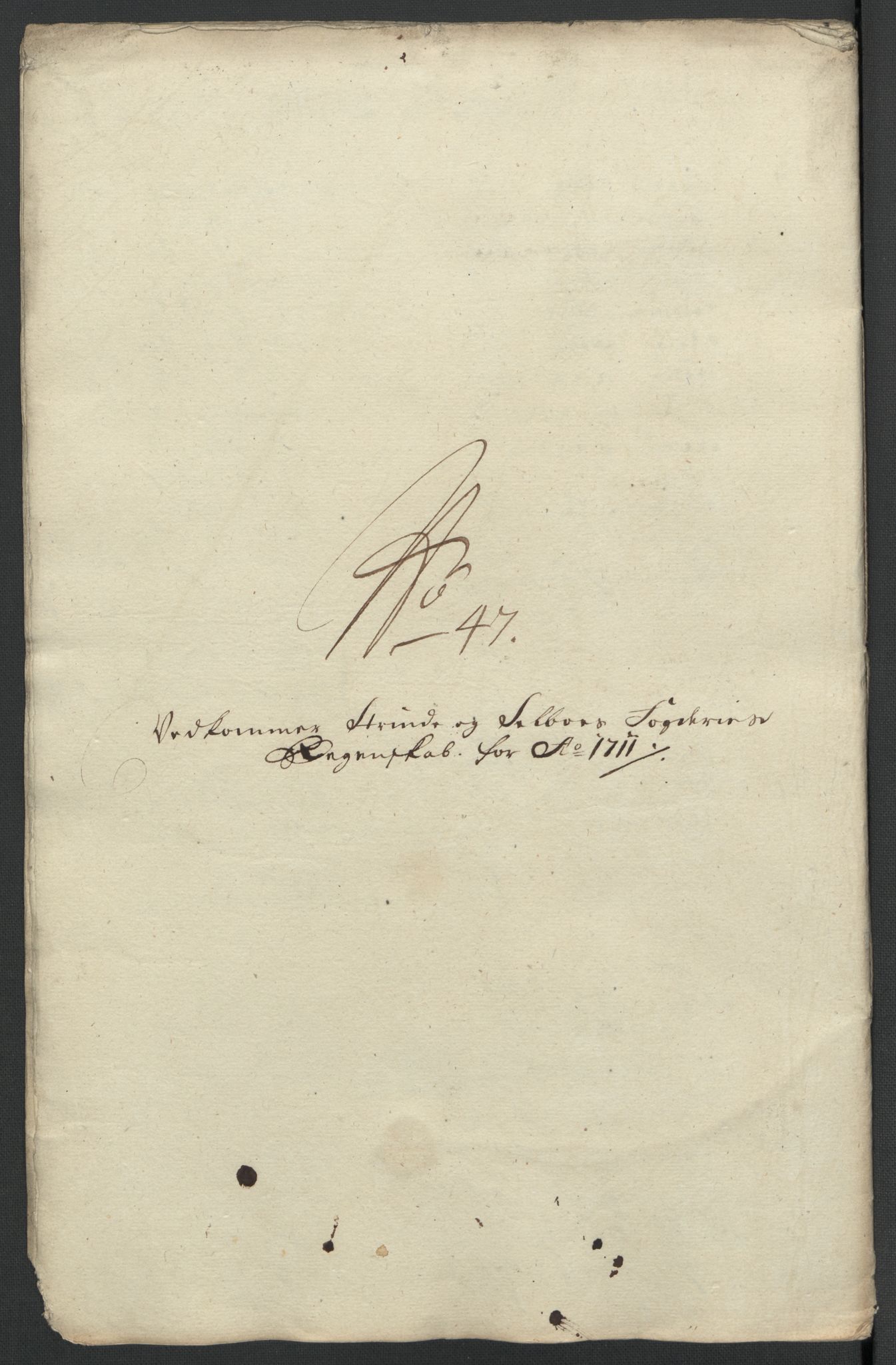 Rentekammeret inntil 1814, Reviderte regnskaper, Fogderegnskap, AV/RA-EA-4092/R61/L4112: Fogderegnskap Strinda og Selbu, 1711, p. 193