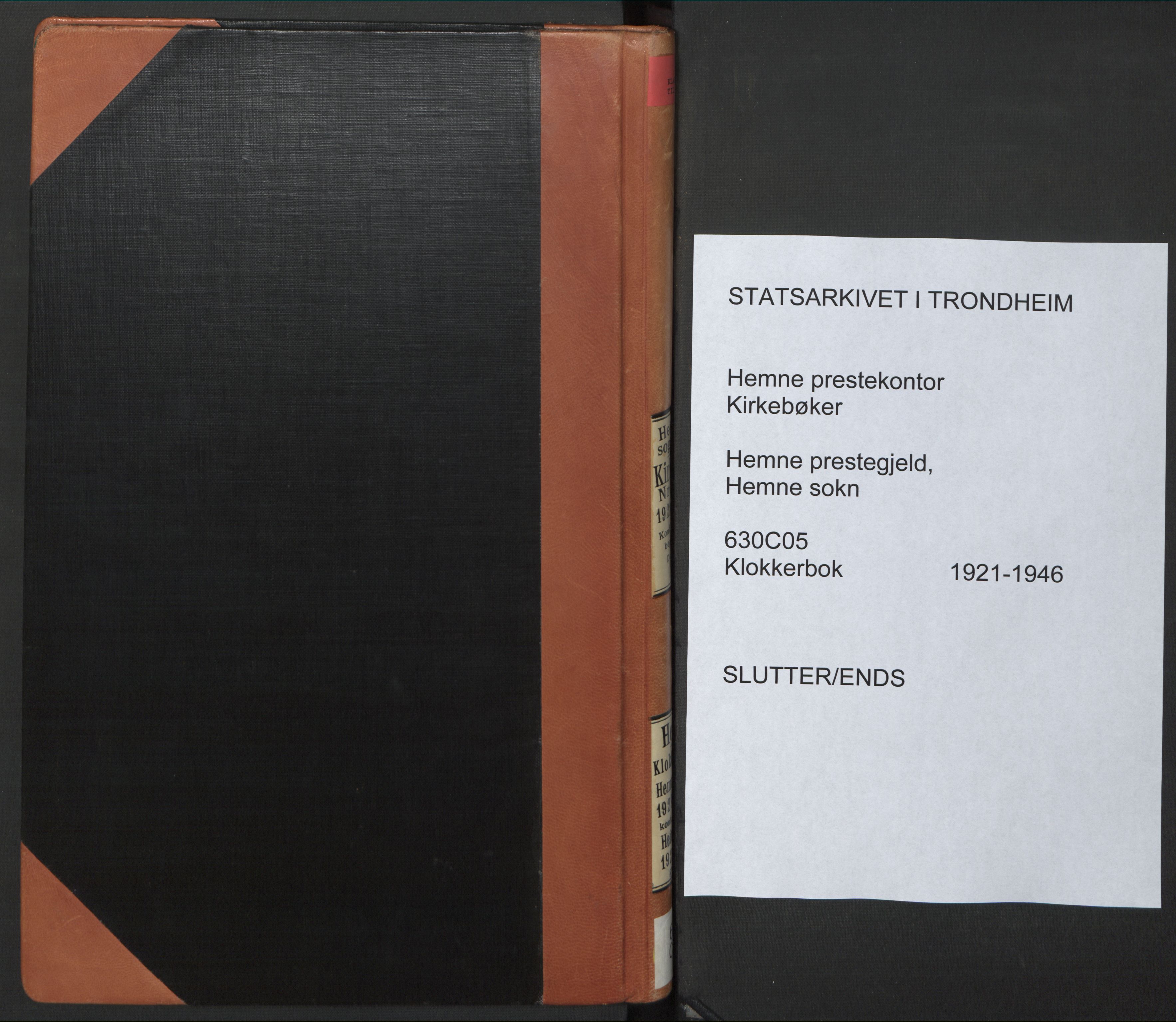 Ministerialprotokoller, klokkerbøker og fødselsregistre - Sør-Trøndelag, AV/SAT-A-1456/630/L0507: Parish register (copy) no. 630C05, 1921-1946