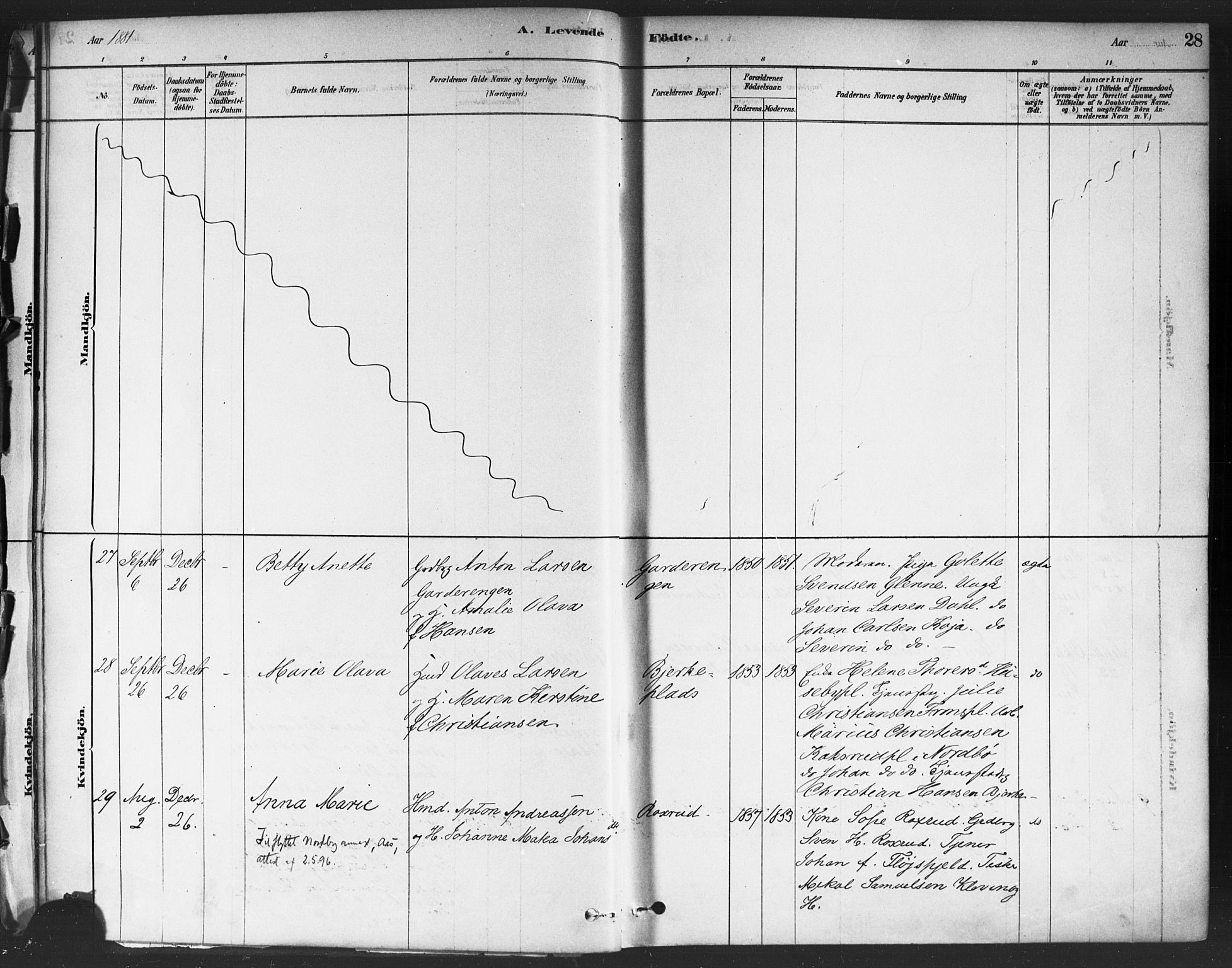 Drøbak prestekontor Kirkebøker, SAO/A-10142a/F/Fc/L0002: Parish register (official) no. III 2, 1878-1891, p. 28
