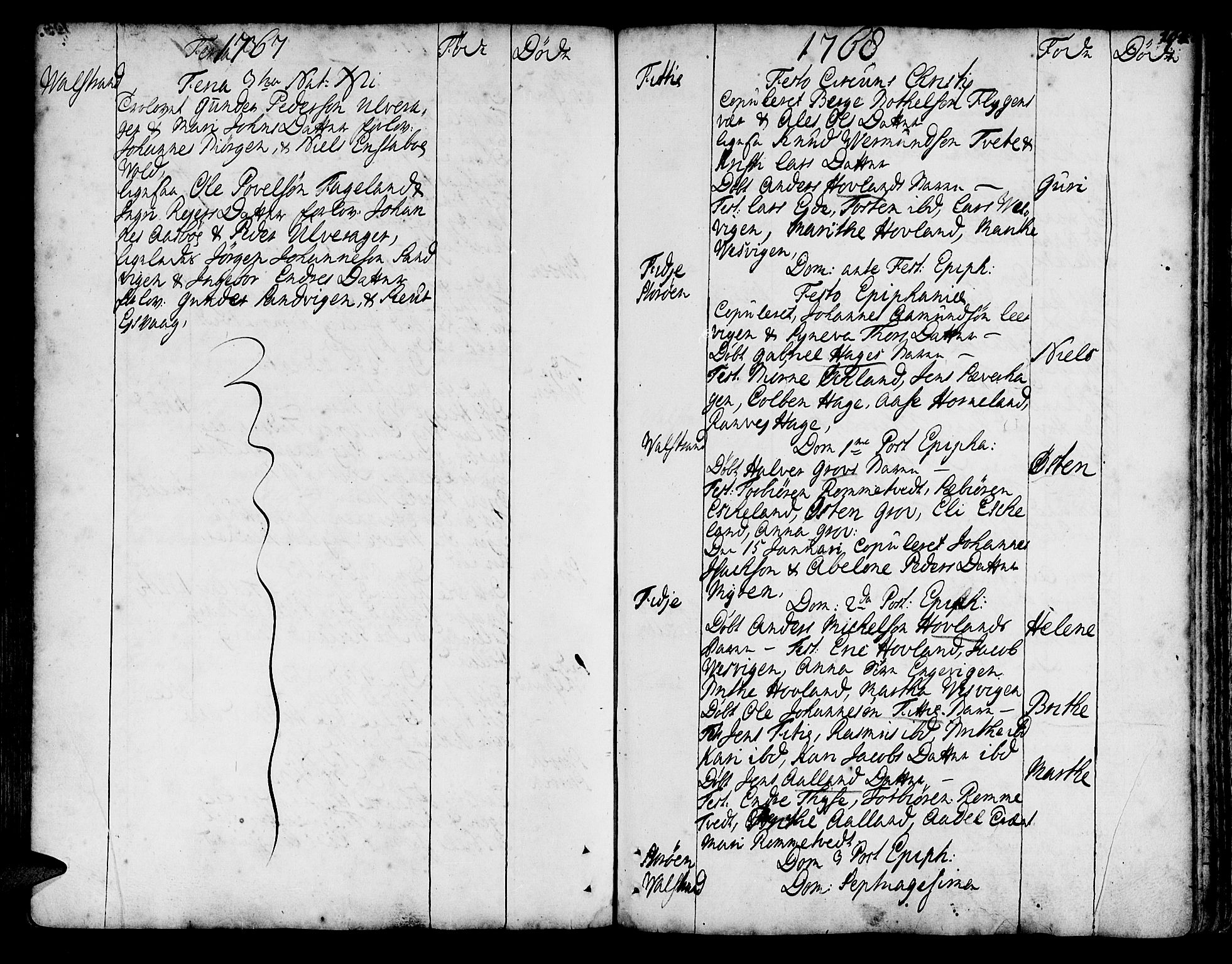 Stord sokneprestembete, AV/SAB-A-78201/H/Haa: Parish register (official) no. A 2, 1744-1777, p. 164