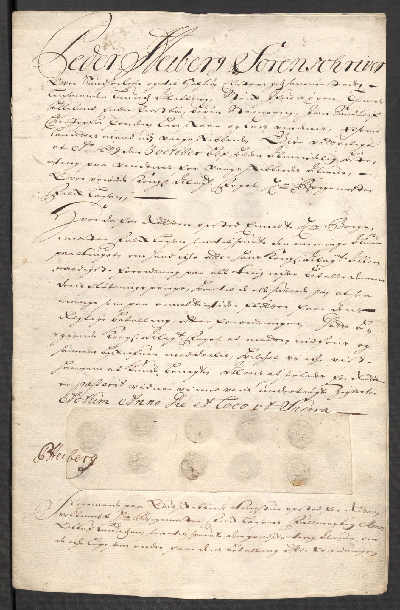 Rentekammeret inntil 1814, Reviderte regnskaper, Fogderegnskap, AV/RA-EA-4092/R48/L2978: Fogderegnskap Sunnhordland og Hardanger, 1699, p. 425