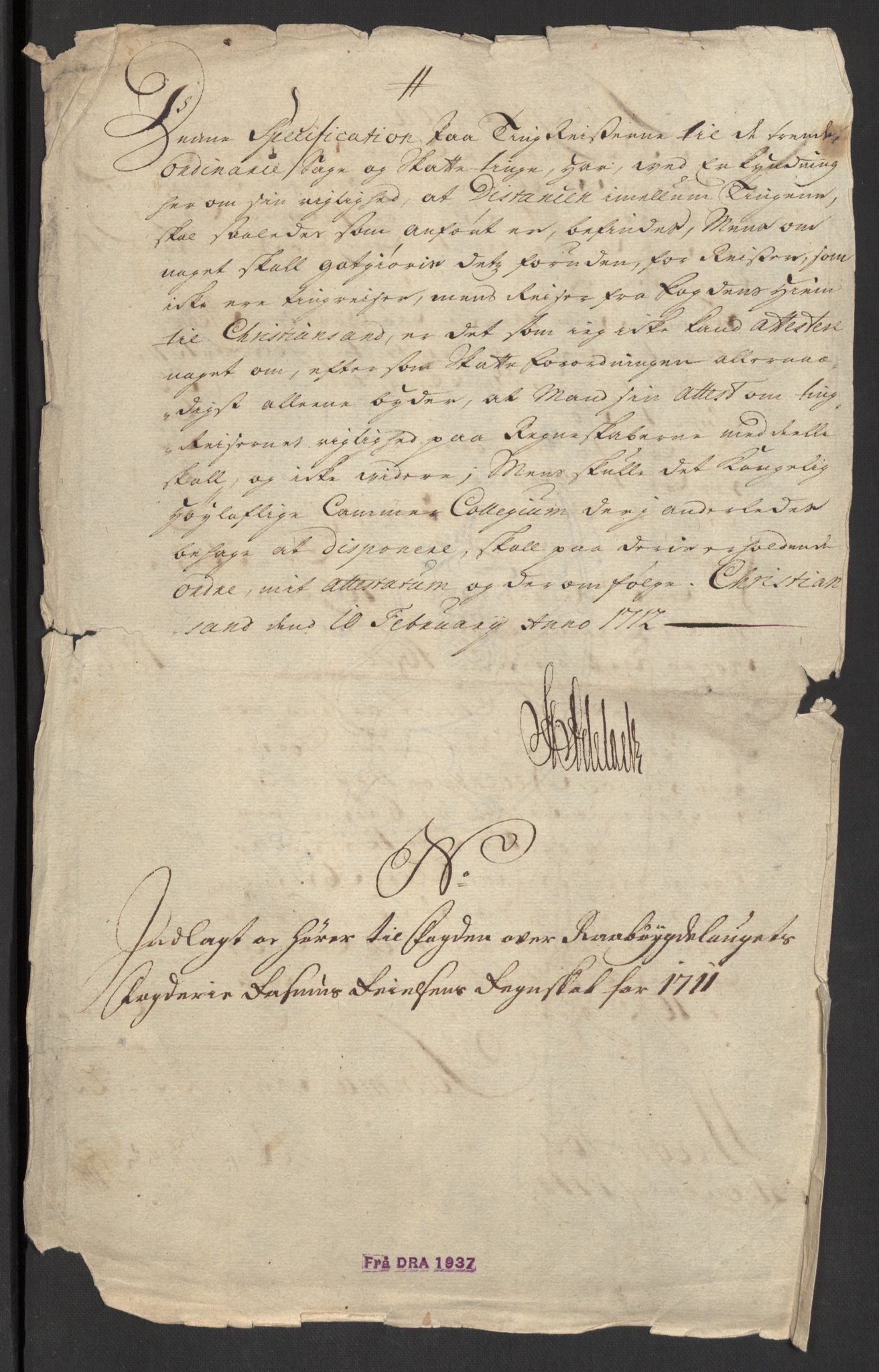 Rentekammeret inntil 1814, Reviderte regnskaper, Fogderegnskap, RA/EA-4092/R40/L2449: Fogderegnskap Råbyggelag, 1709-1711, p. 338