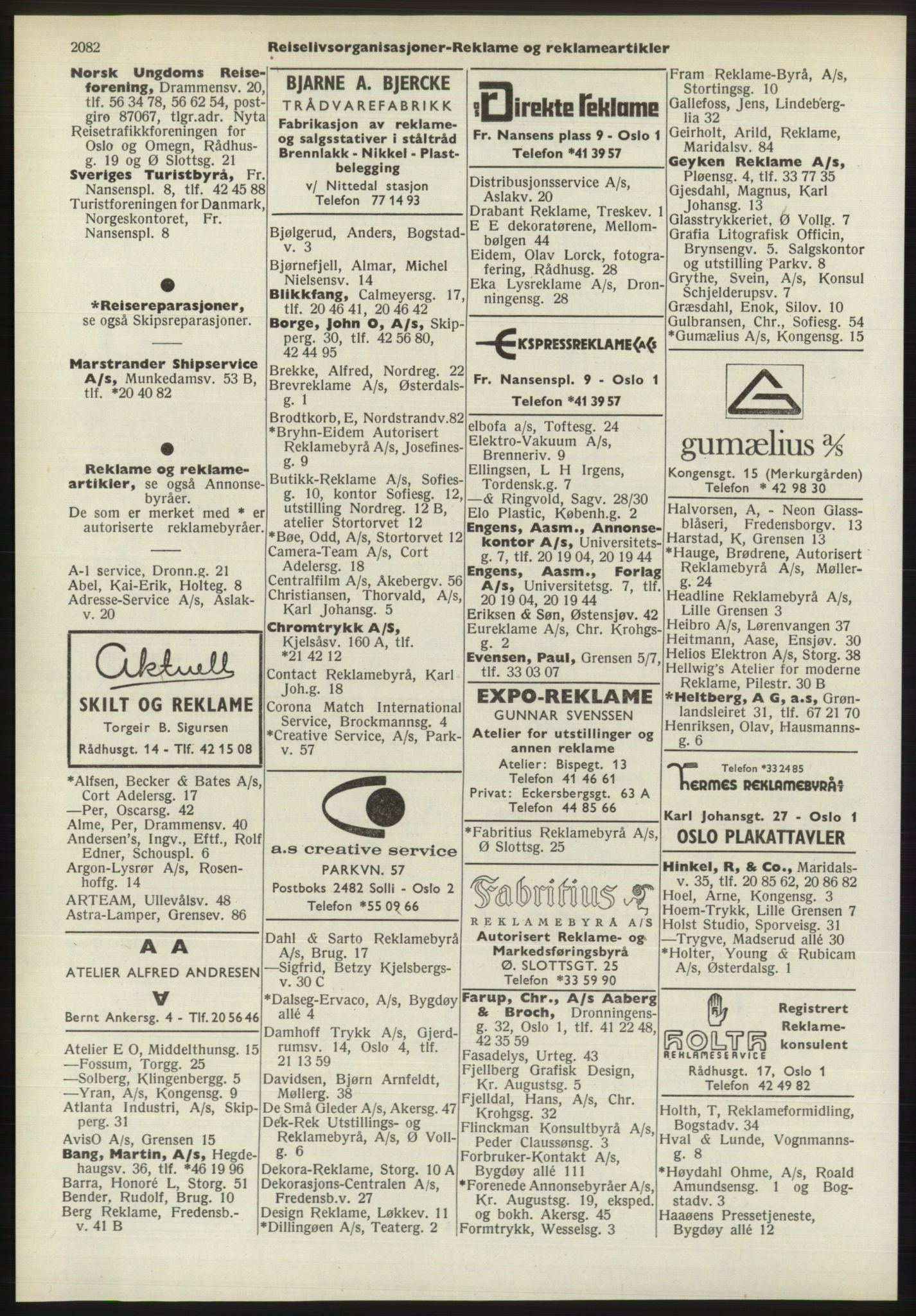 Kristiania/Oslo adressebok, PUBL/-, 1970-1971, p. 2082