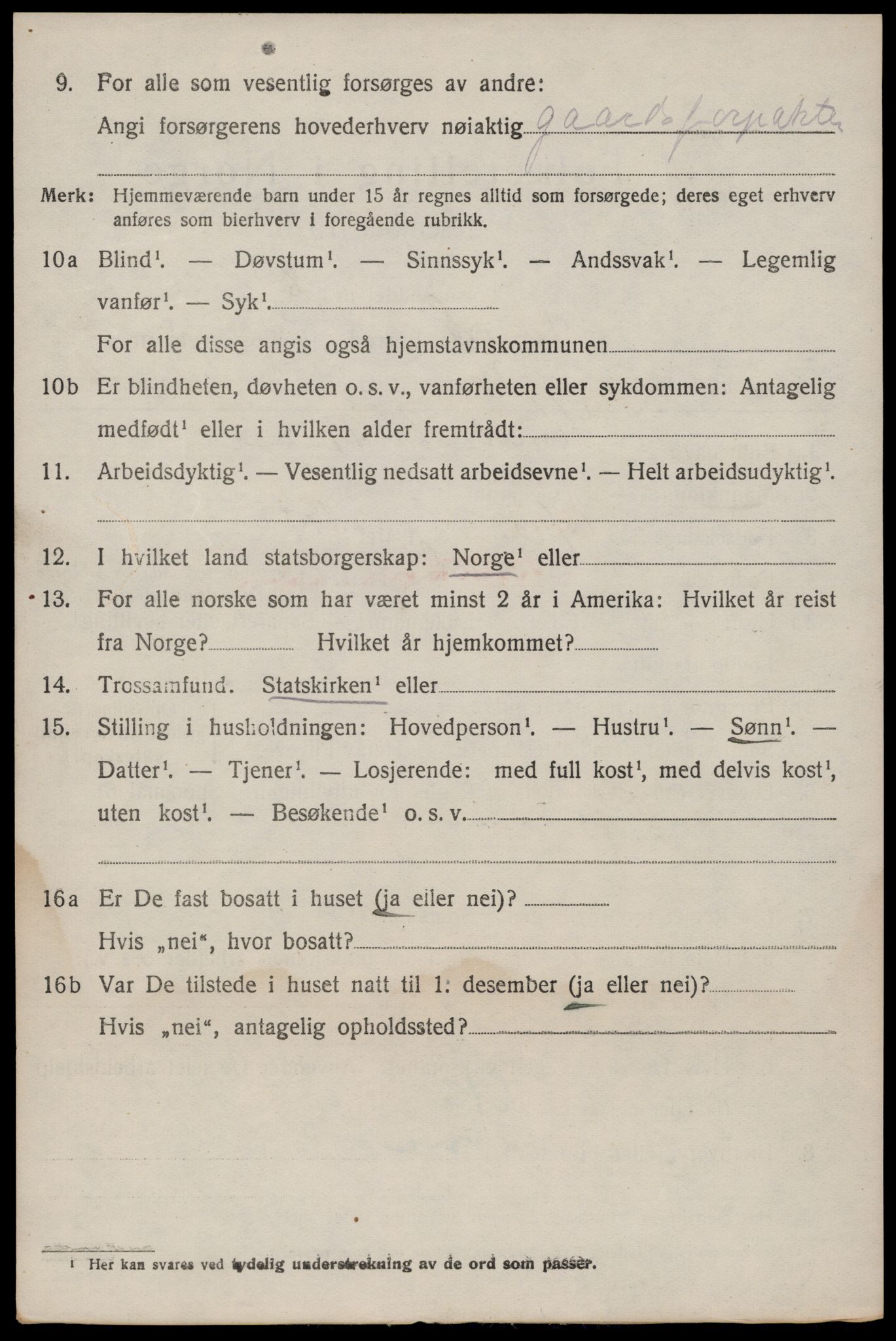 SAKO, 1920 census for Seljord, 1920, p. 3893