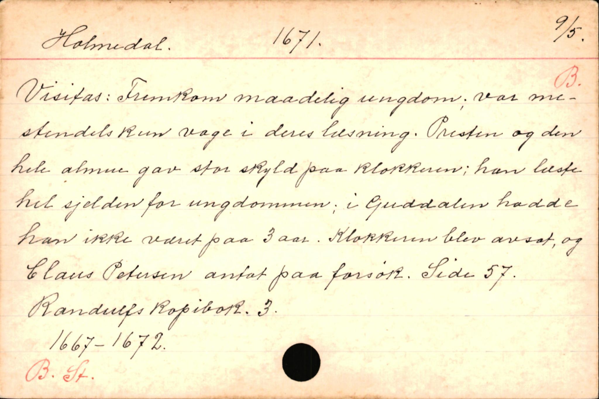 Haugen, Johannes - lærer, AV/SAB-SAB/PA-0036/01/L0001: Om klokkere og lærere, 1521-1904, p. 6299