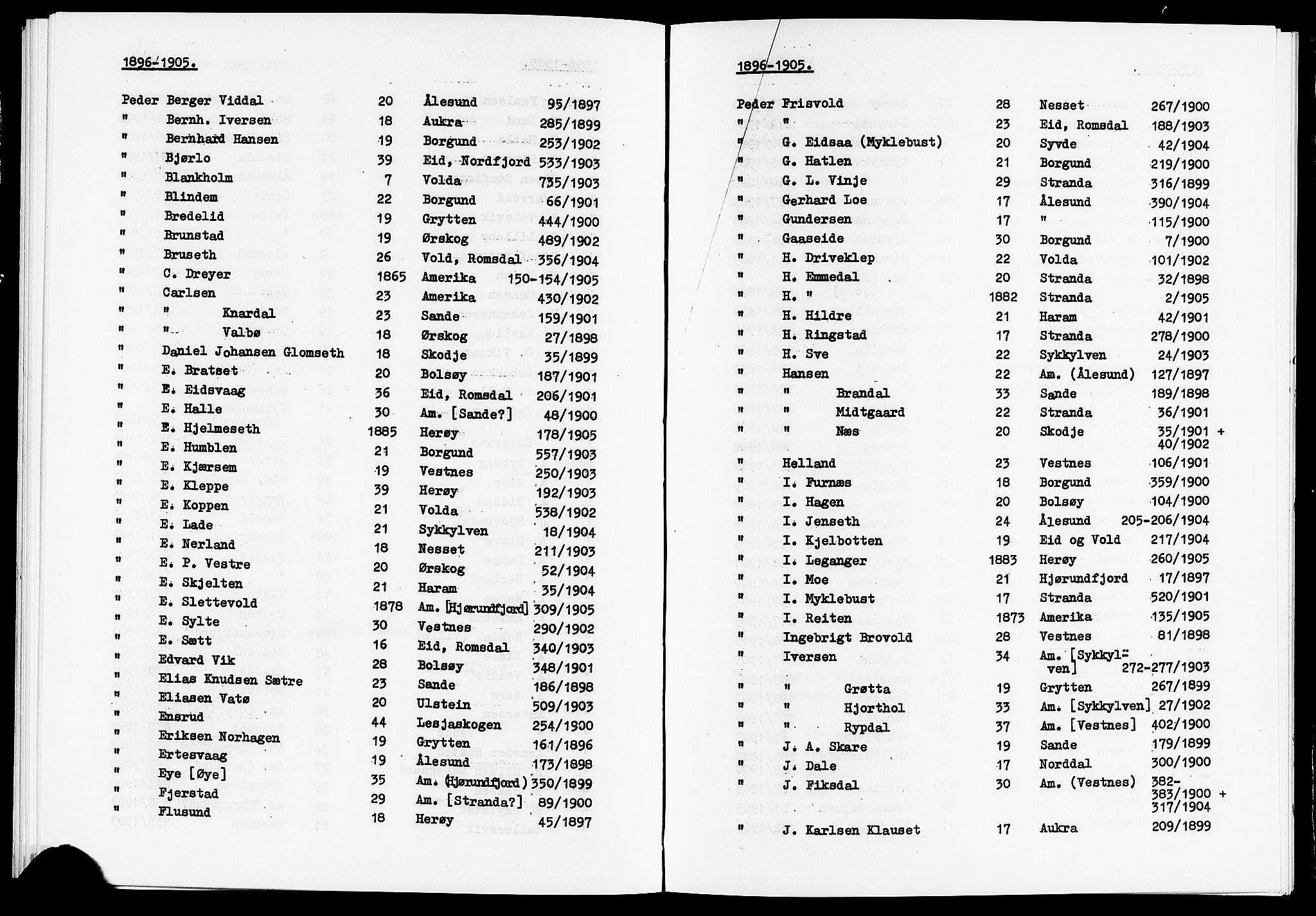 Sunnmøre politikammer, AV/SAT-A-1864/1/35, 1878-1923, p. 155