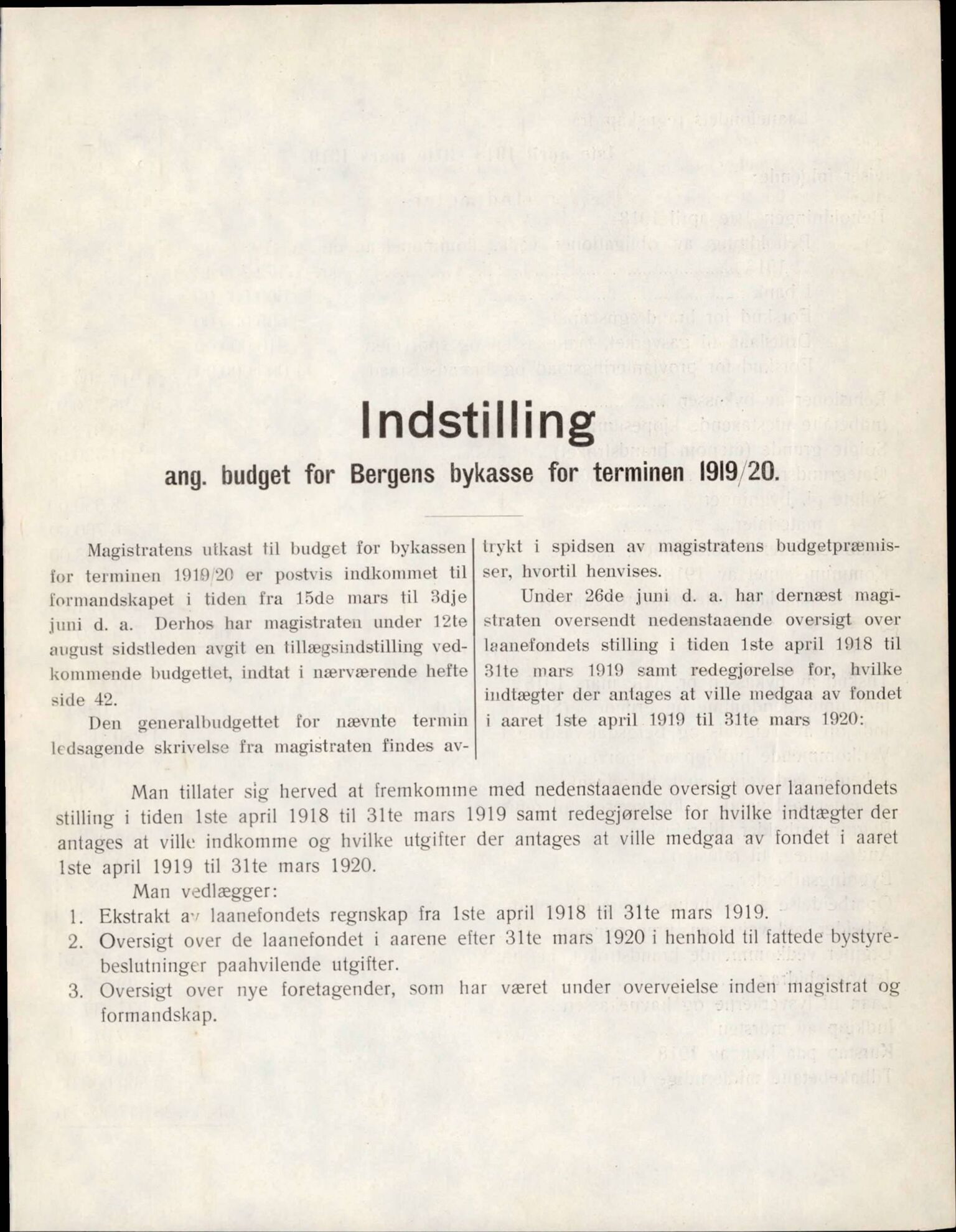 Bergen kommune. Formannskapet, BBA/A-0003/Ad/L0099: Bergens Kommuneforhandlinger, bind II, 1918-1919