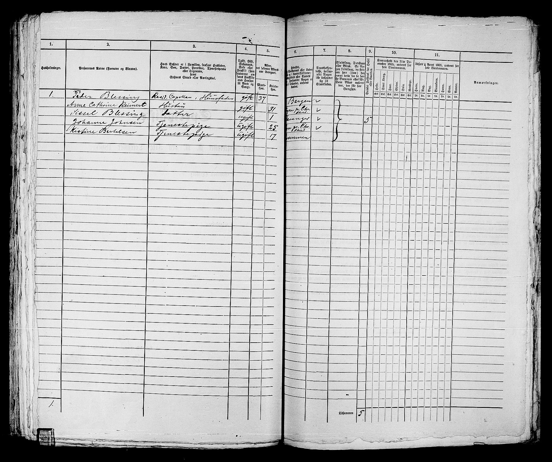 RA, 1865 census for Strømsø in Drammen, 1865, p. 328