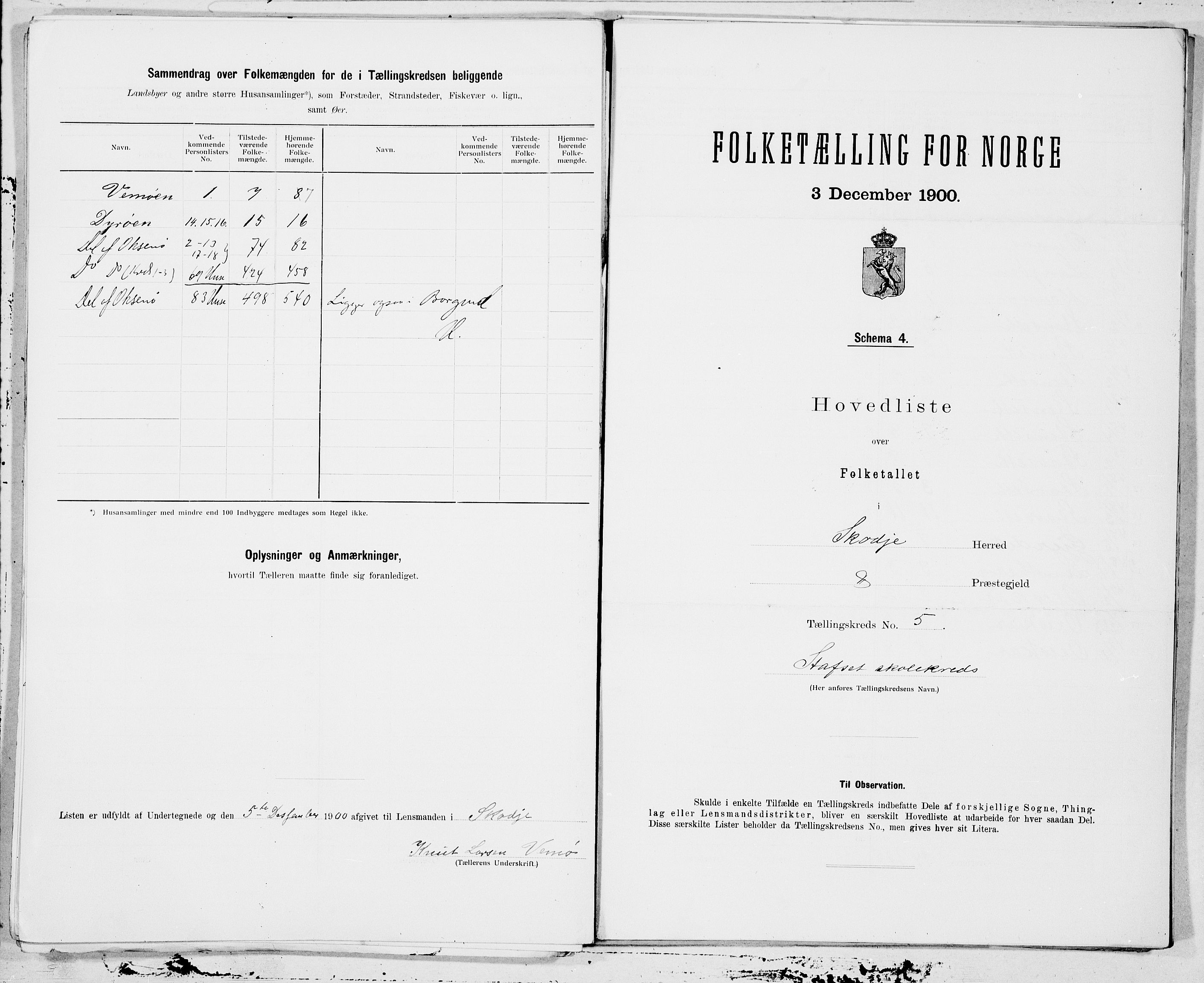 SAT, 1900 census for Skodje, 1900, p. 10