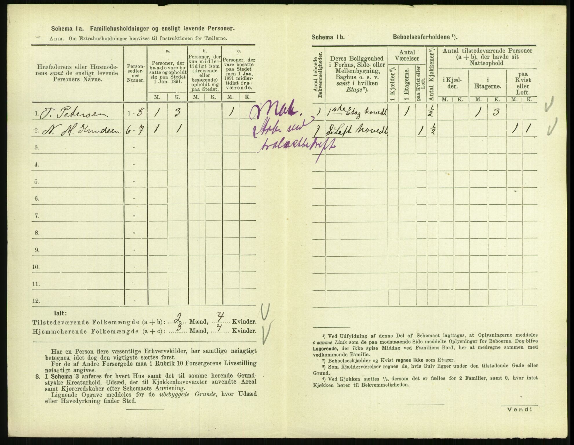 RA, 1891 census for 0801 Kragerø, 1891, p. 1623