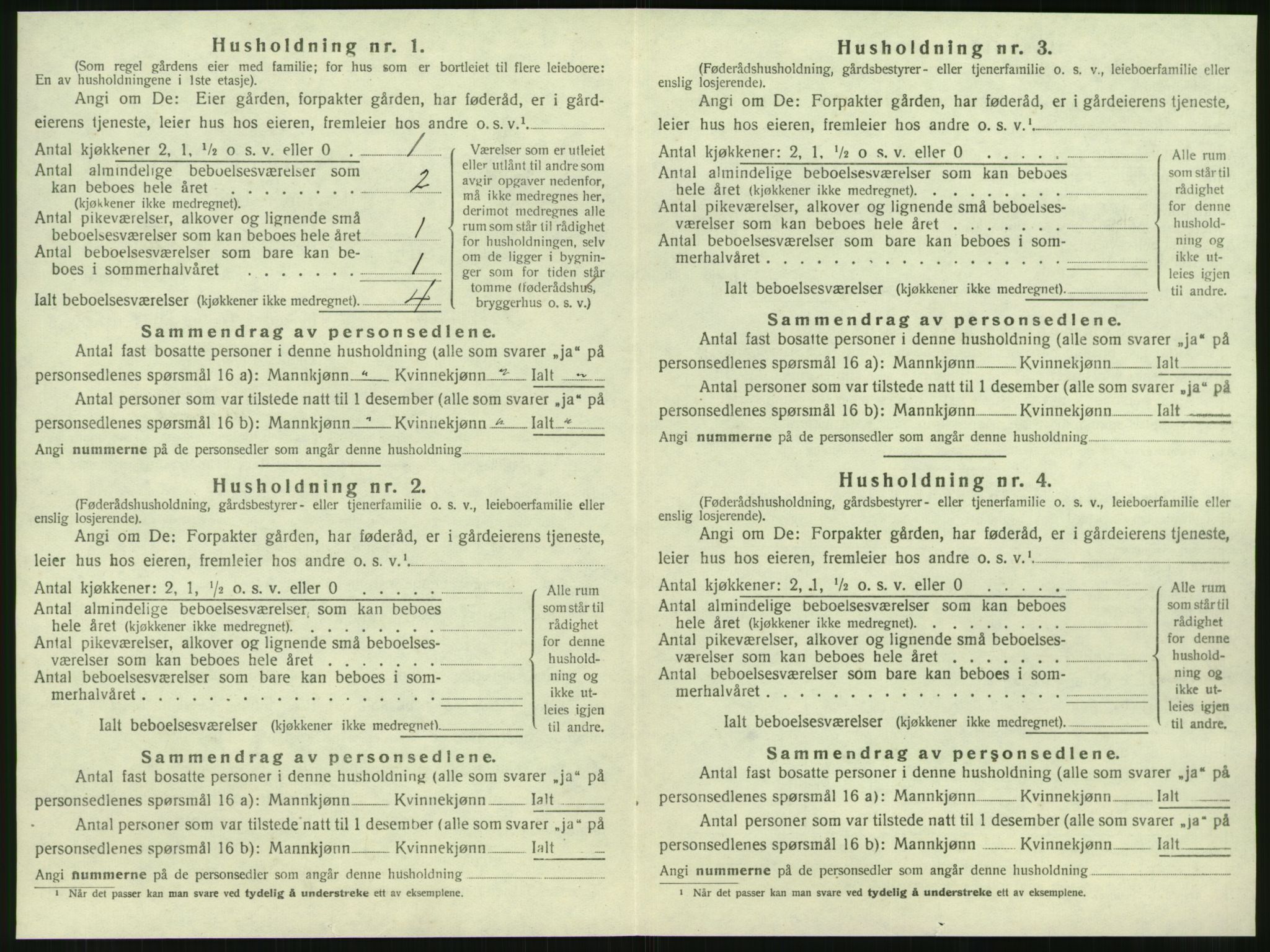 SAT, 1920 census for Vemundvik, 1920, p. 558