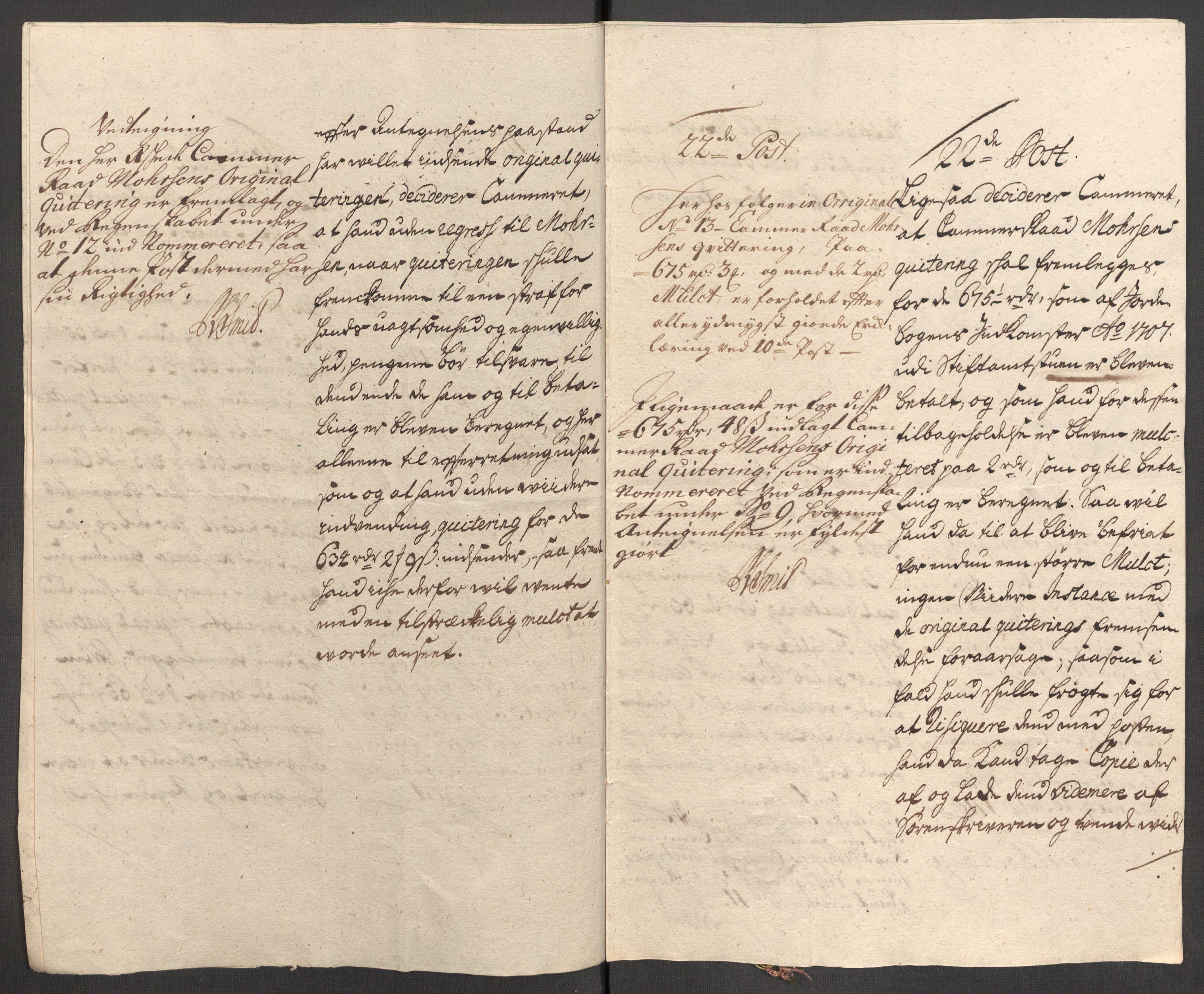 Rentekammeret inntil 1814, Reviderte regnskaper, Fogderegnskap, AV/RA-EA-4092/R68/L4756: Fogderegnskap Senja og Troms, 1705-1707, p. 516