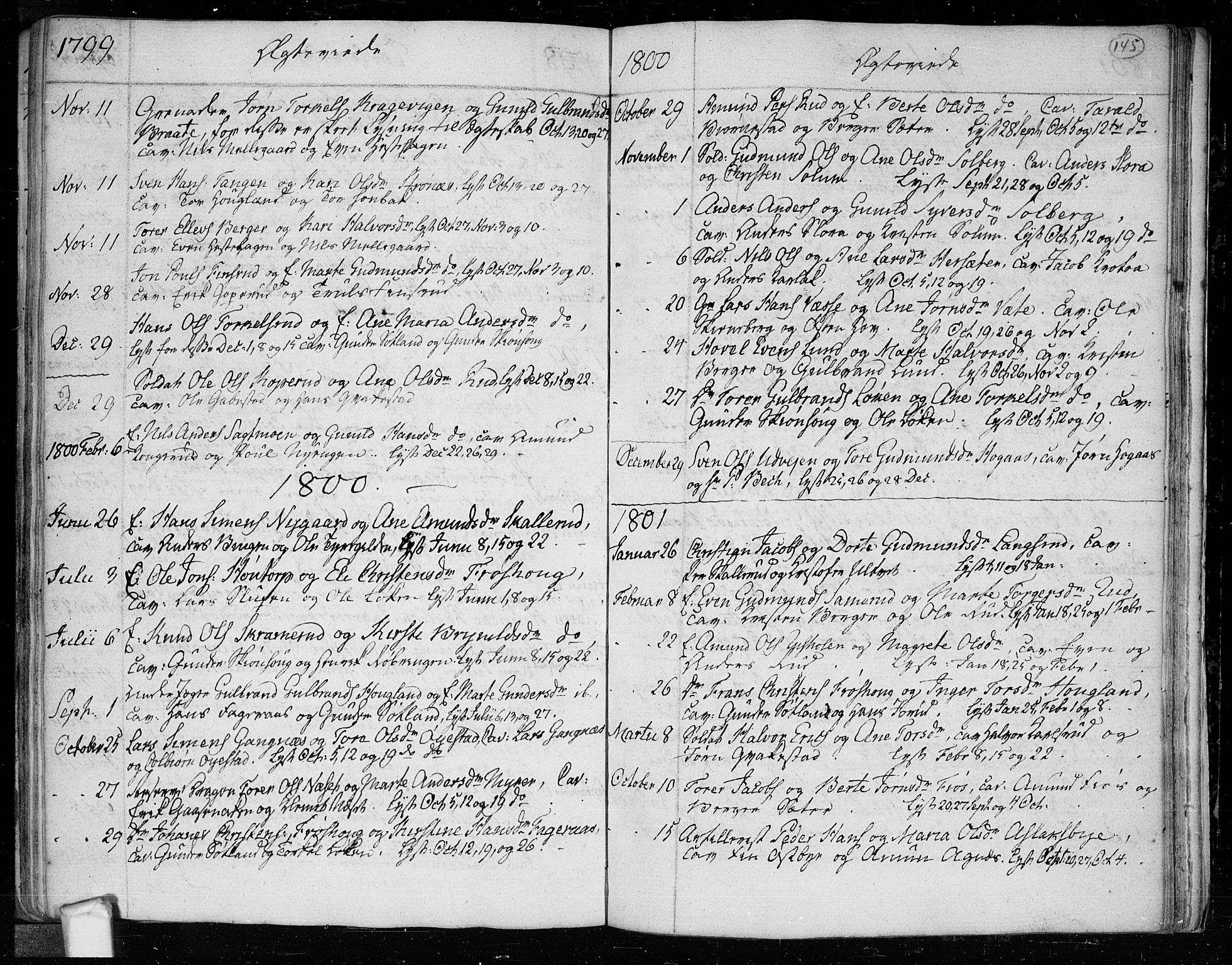 Trøgstad prestekontor Kirkebøker, SAO/A-10925/F/Fa/L0005: Parish register (official) no. I 5, 1784-1814, p. 145
