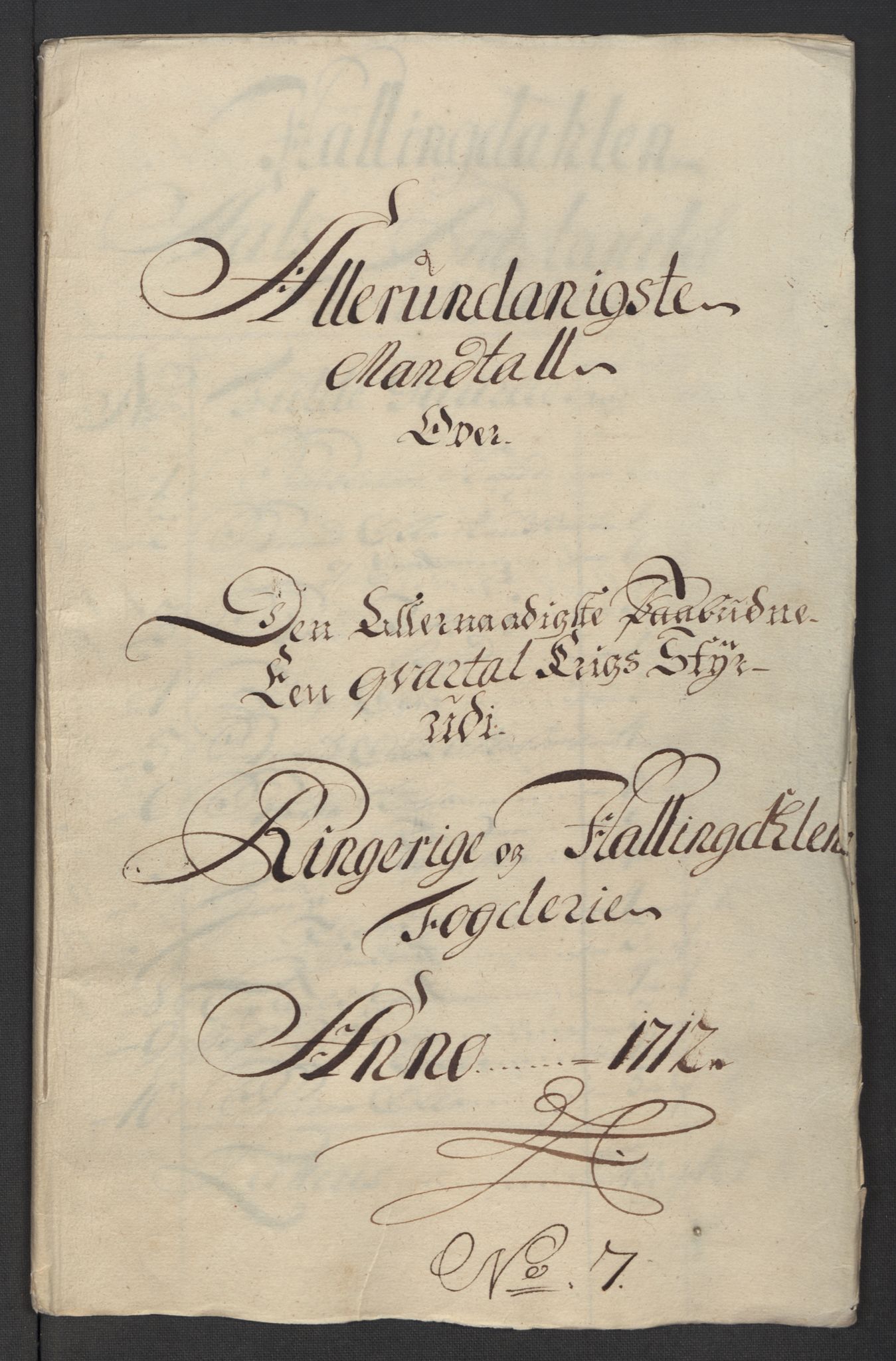 Rentekammeret inntil 1814, Reviderte regnskaper, Fogderegnskap, AV/RA-EA-4092/R23/L1470: Fogderegnskap Ringerike og Hallingdal, 1712, p. 56