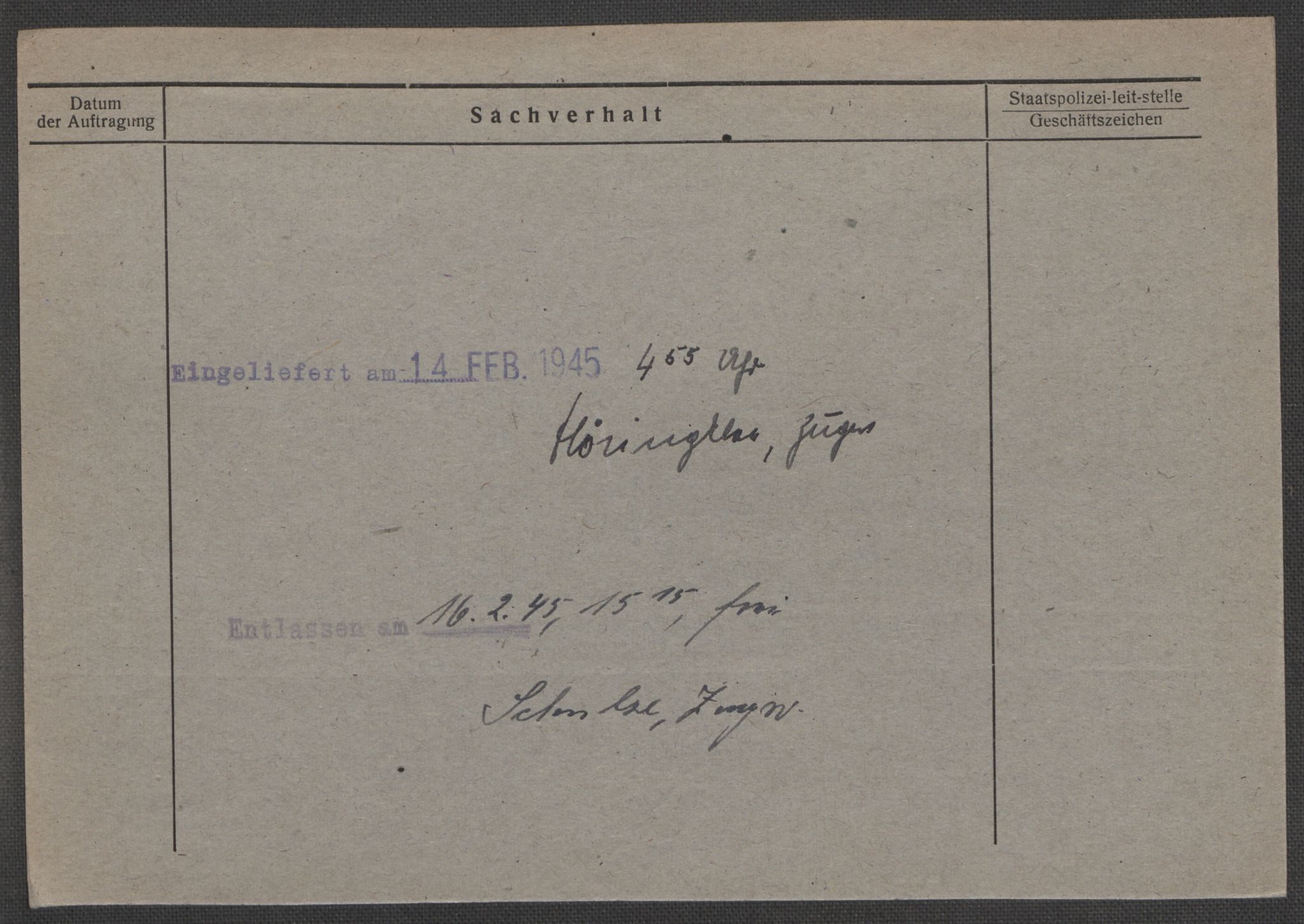 Befehlshaber der Sicherheitspolizei und des SD, AV/RA-RAFA-5969/E/Ea/Eaa/L0009: Register over norske fanger i Møllergata 19: Ru-Sy, 1940-1945, p. 1661