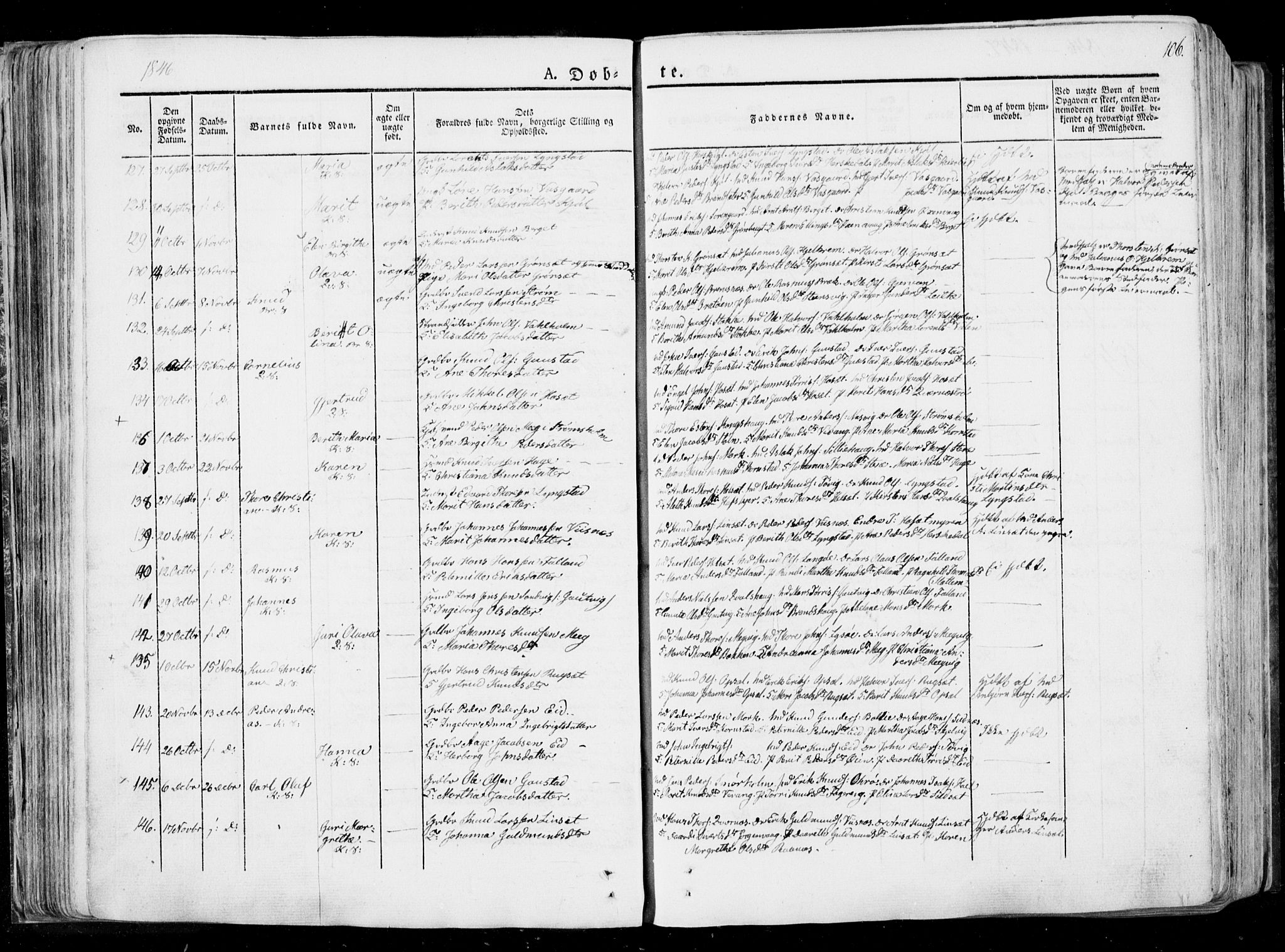 Ministerialprotokoller, klokkerbøker og fødselsregistre - Møre og Romsdal, AV/SAT-A-1454/568/L0803: Parish register (official) no. 568A10, 1830-1853, p. 106