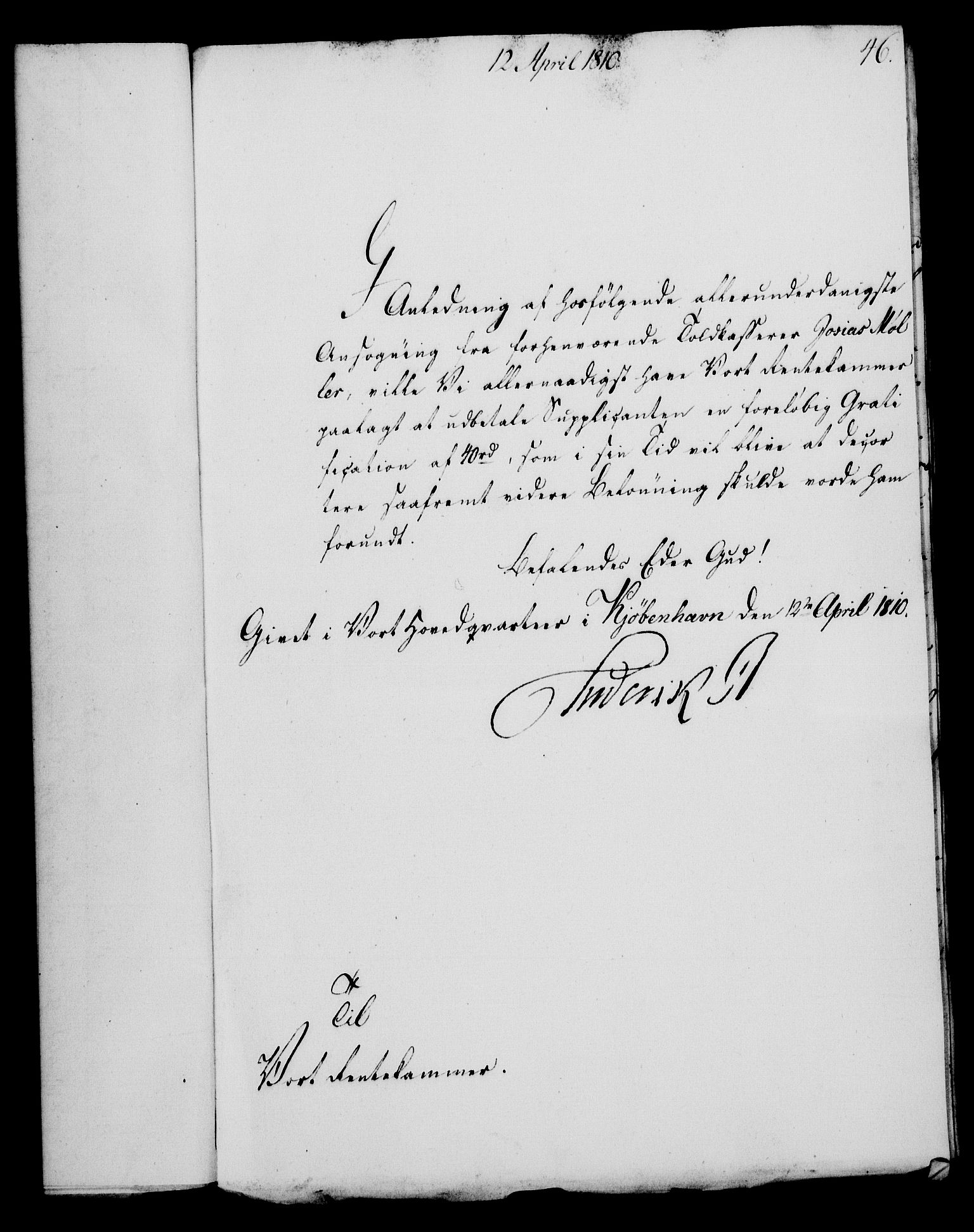 Rentekammeret, Kammerkanselliet, RA/EA-3111/G/Gf/Gfa/L0092: Norsk relasjons- og resolusjonsprotokoll (merket RK 52.92), 1810, p. 177