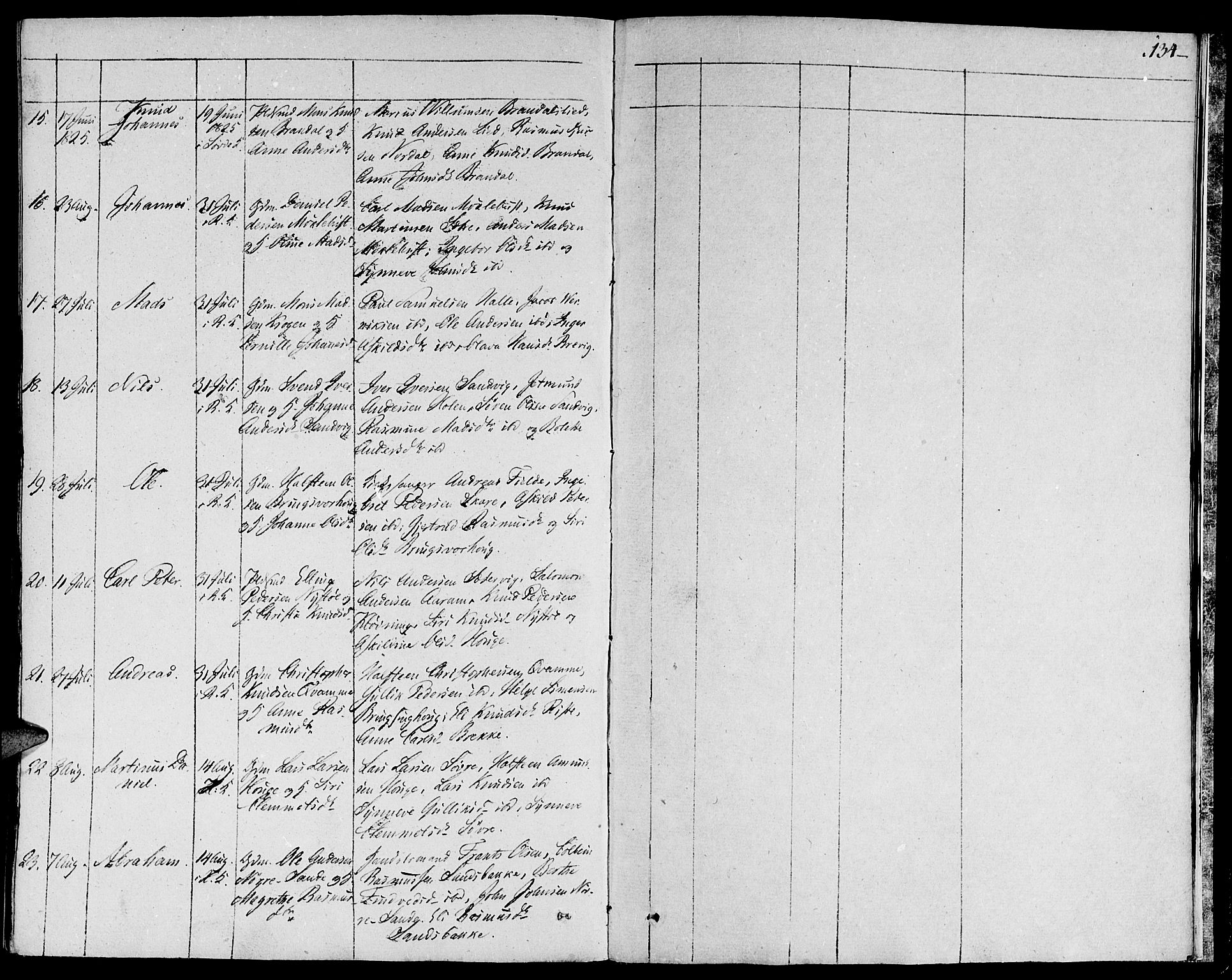 Ministerialprotokoller, klokkerbøker og fødselsregistre - Møre og Romsdal, AV/SAT-A-1454/507/L0068: Parish register (official) no. 507A03, 1789-1825, p. 134