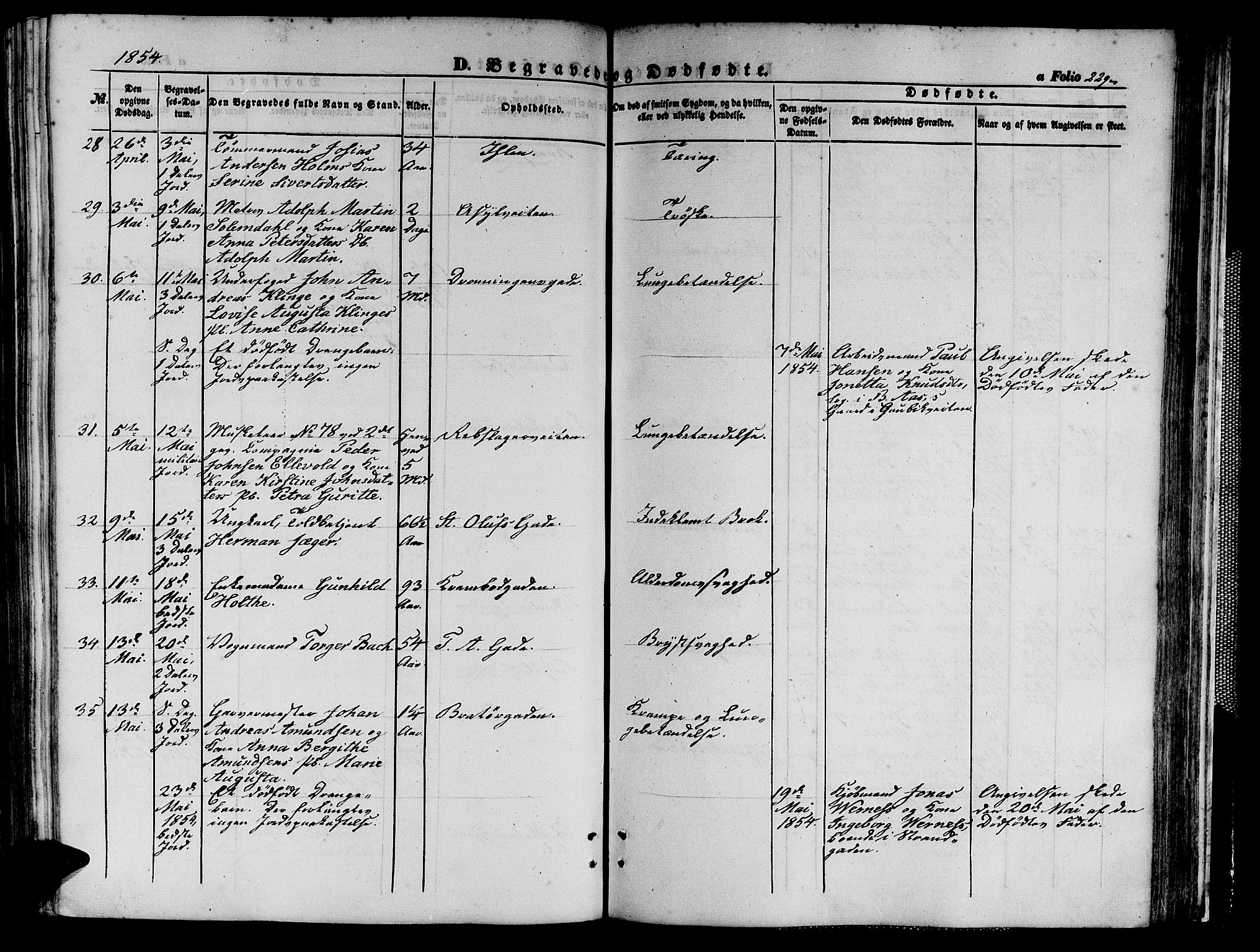 Ministerialprotokoller, klokkerbøker og fødselsregistre - Sør-Trøndelag, AV/SAT-A-1456/602/L0138: Parish register (copy) no. 602C06, 1853-1858, p. 229