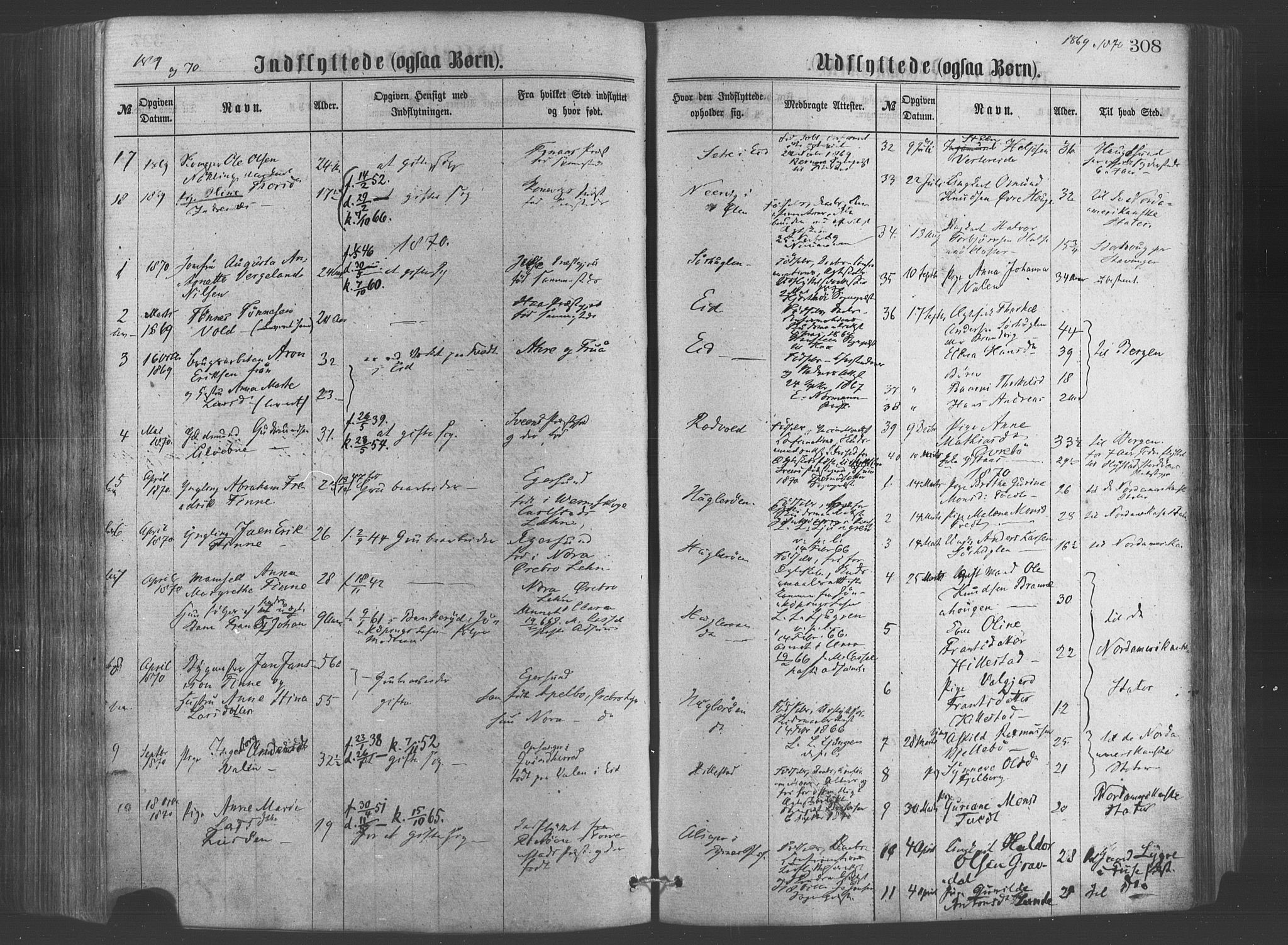 Fjelberg sokneprestembete, SAB/A-75201/H/Haa: Parish register (official) no. A 8, 1866-1879, p. 308