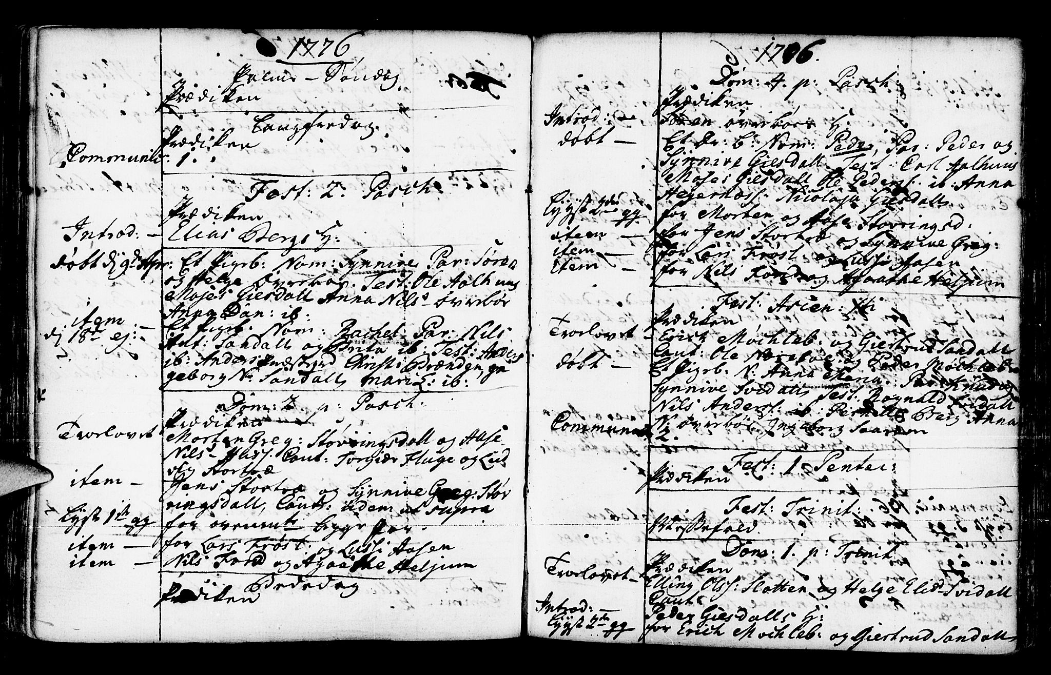 Jølster sokneprestembete, SAB/A-80701/H/Haa/Haaa/L0003: Parish register (official) no. A 3, 1748-1789, p. 151