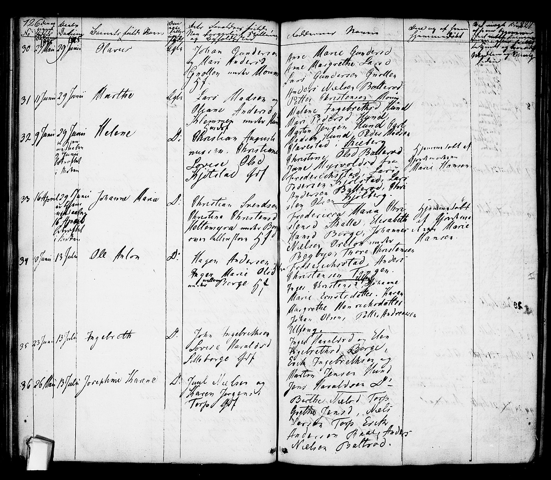 Borge prestekontor Kirkebøker, AV/SAO-A-10903/F/Fa/L0004: Parish register (official) no. I 4, 1836-1848, p. 126-127